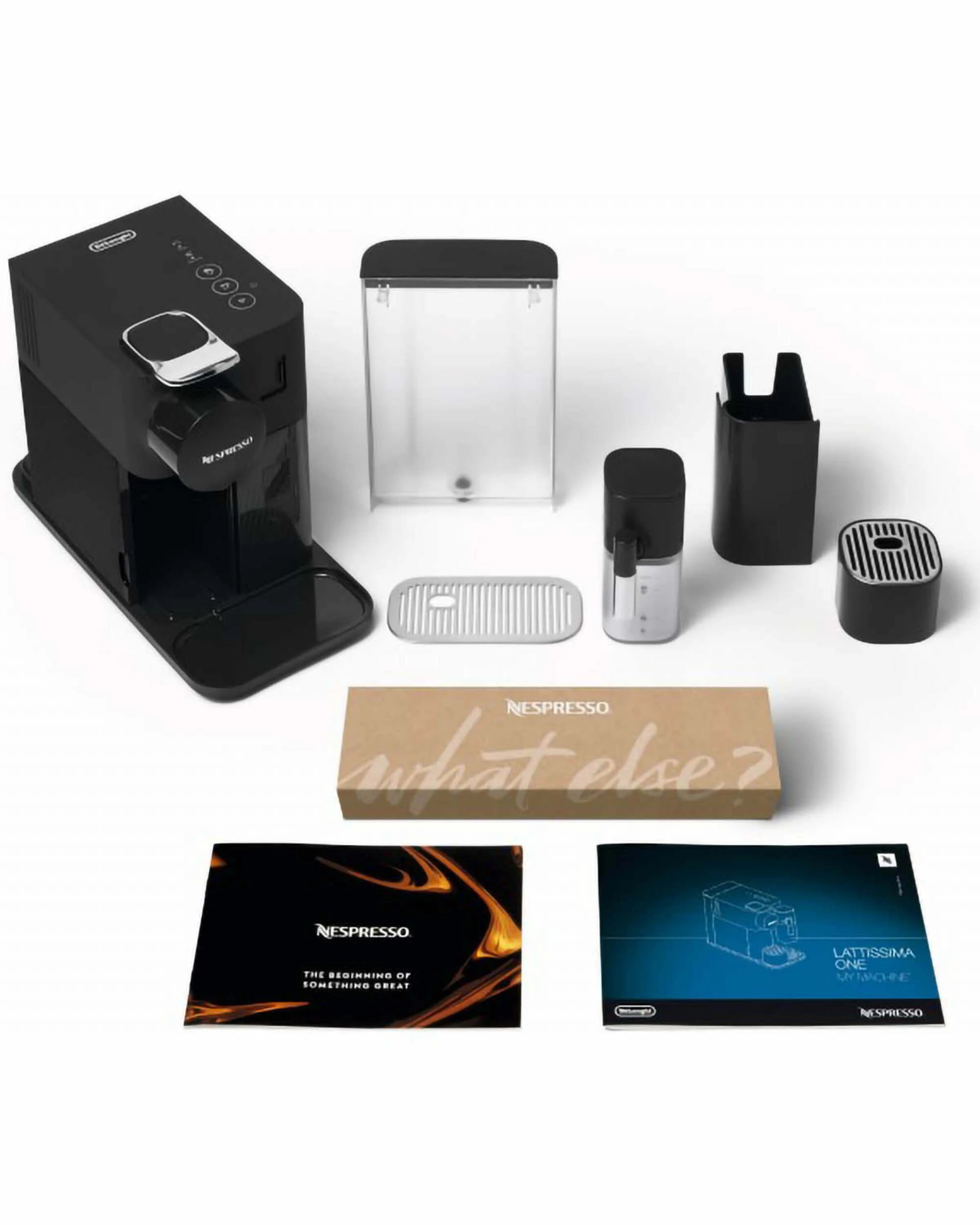 1 DeLonghi Lattissima One Evo Nespresso Machine - Black - BLACK, 1 of 5