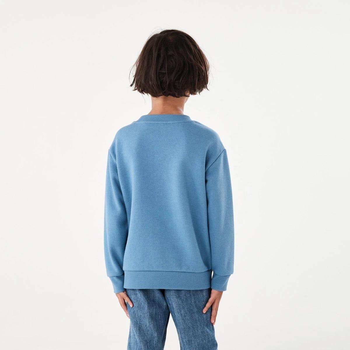 2 Print Crew Neck Sweatshirt Blu Brklyn, 2 of 8