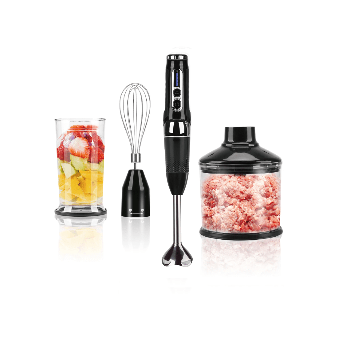 3 TODO Cordless Stick Blender Food Chopper Whisk 7.4V 2000mAh Handheld Electric Blender, 3 of 8