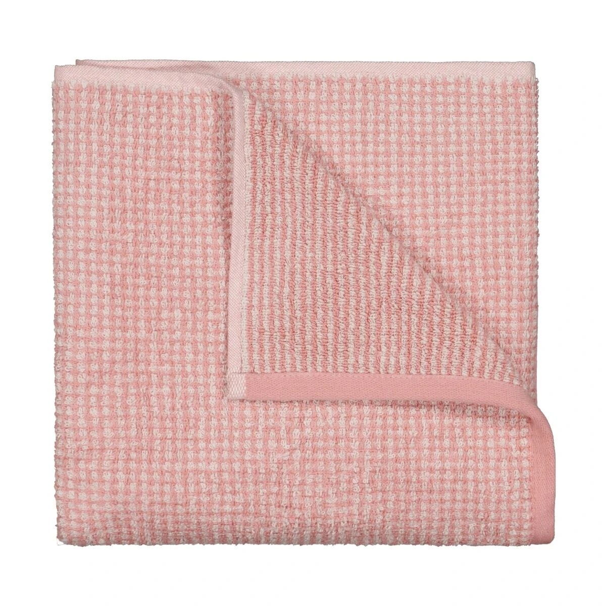 1 Mini Waffle Cotton Bath Towel - Rose Tan, 1 of 6