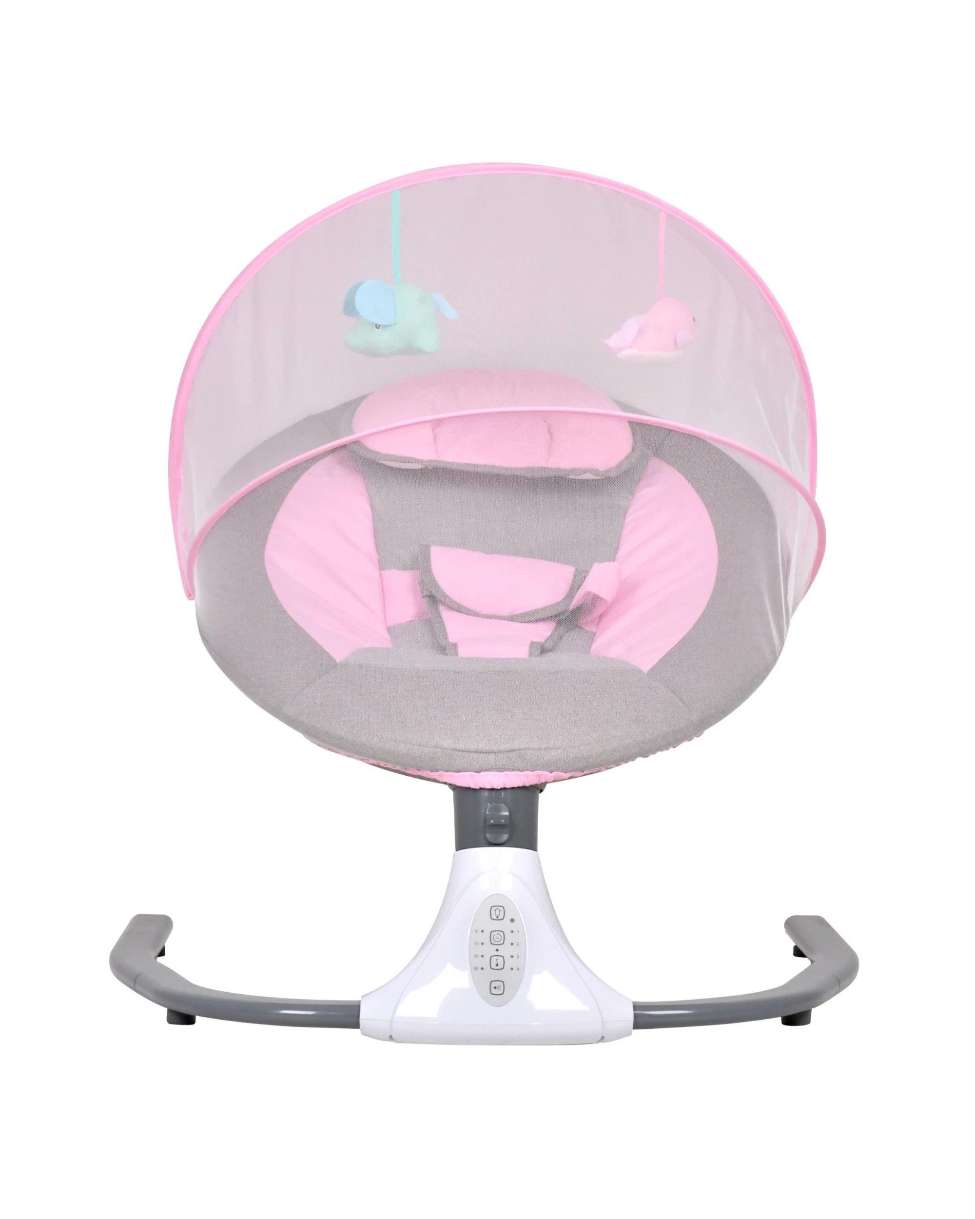 6 Advwin Electric Baby Swing Chair with Mosquito Net  - Pink, 6 of 10