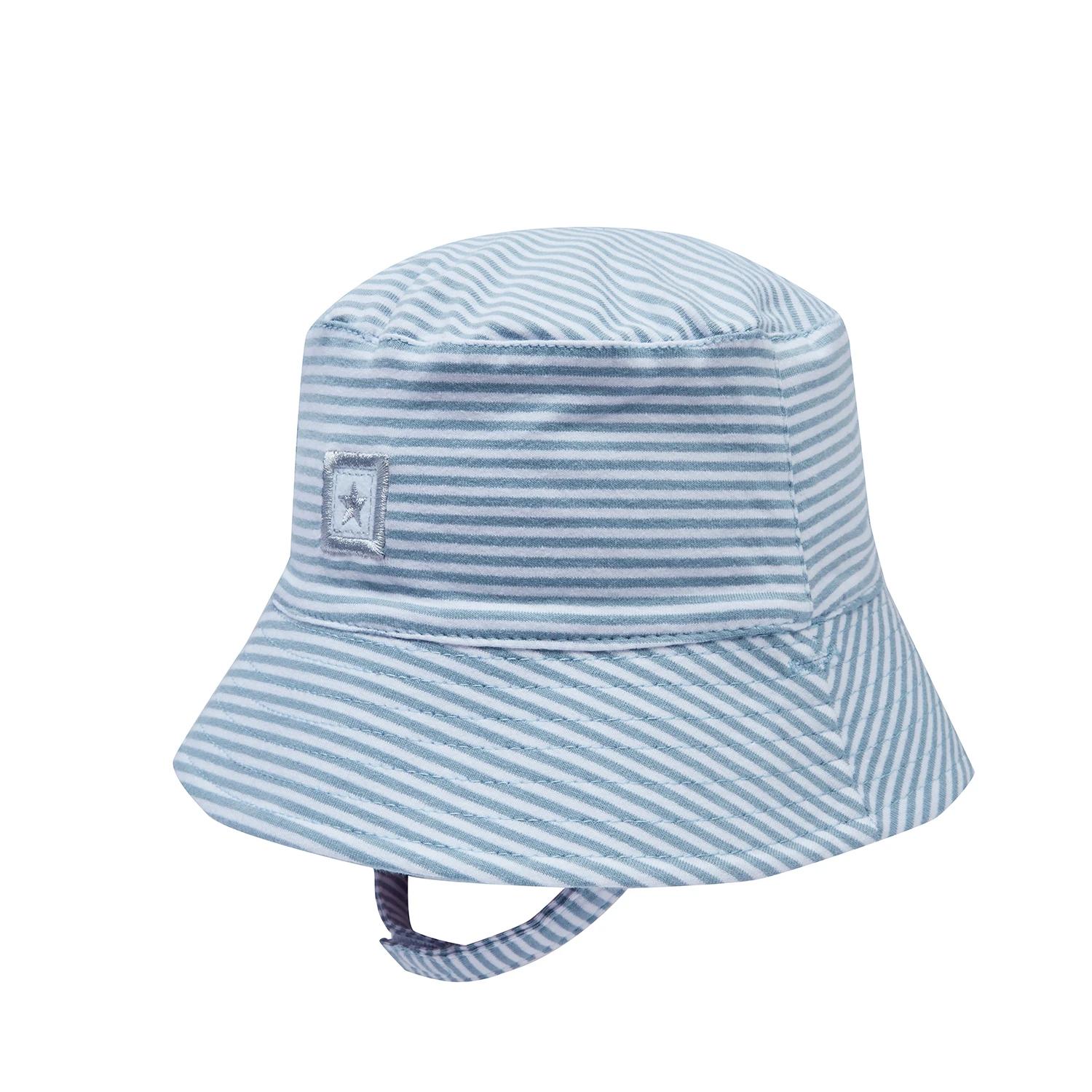 1 Snugtime Stipe Jersey Bucket Hat, Bluestripe Medium BLUE, 1 of 6