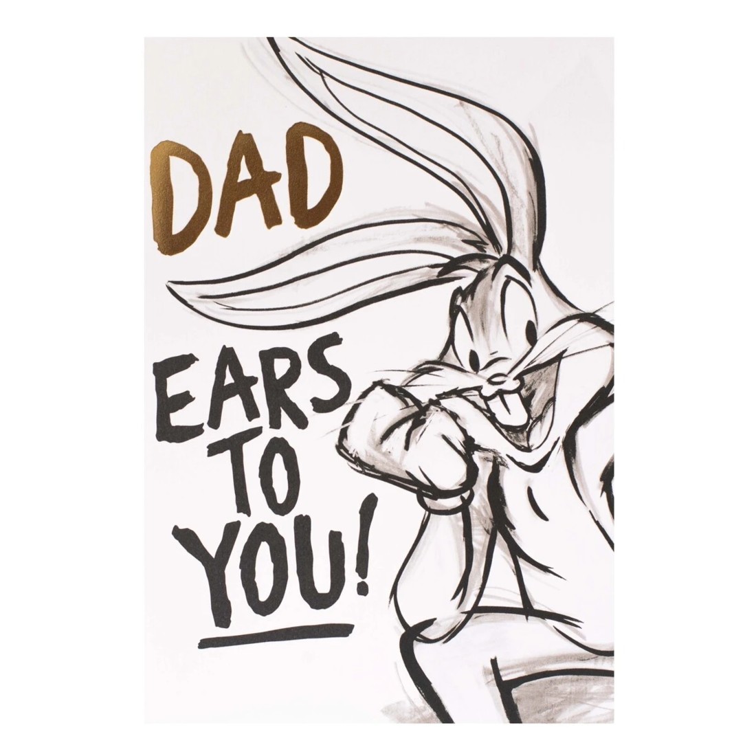 3 Hallmark Warner Bros Bugs Bunny Father's Day Card - Ears To You!, 3 of 3