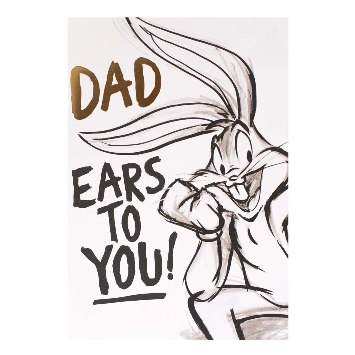 3 Hallmark Warner Bros Bugs Bunny Father's Day Card - Ears To You!, 3 of 3