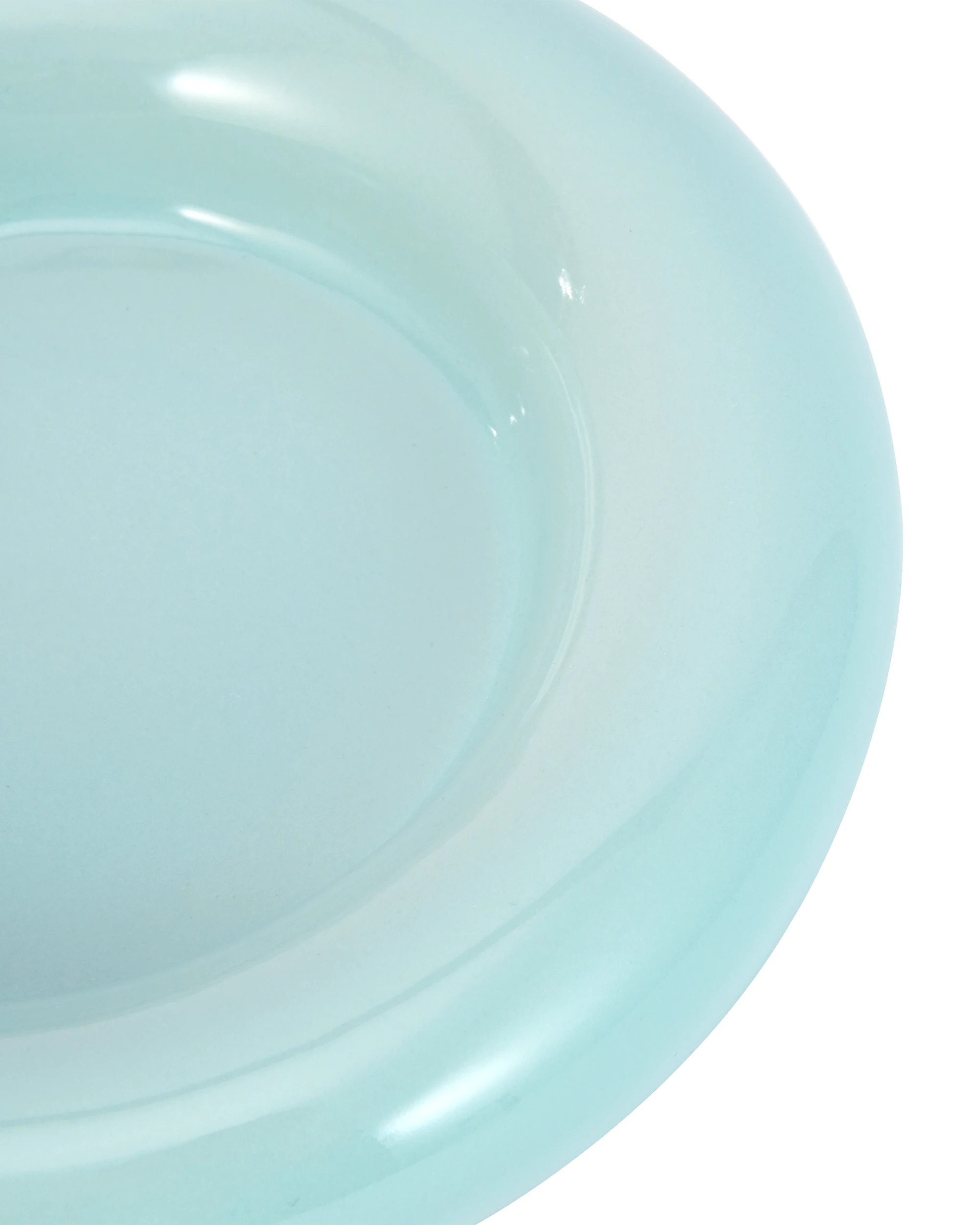 3 Rounded Edge Seafoam Decor Bowl, 3 of 5