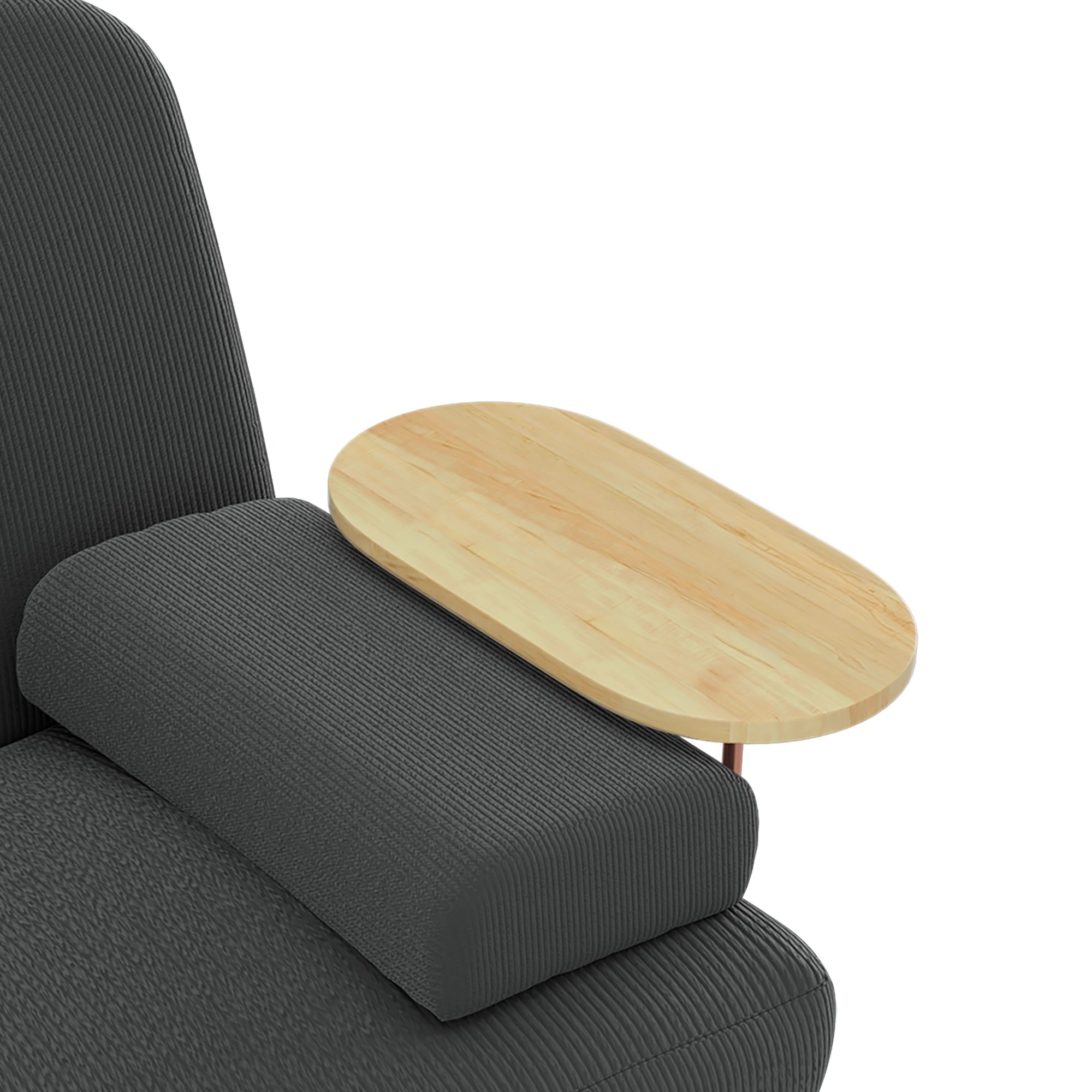 5 Levede 3 Seater Convertible Sofa Bed - Dark Grey, 5 of 5