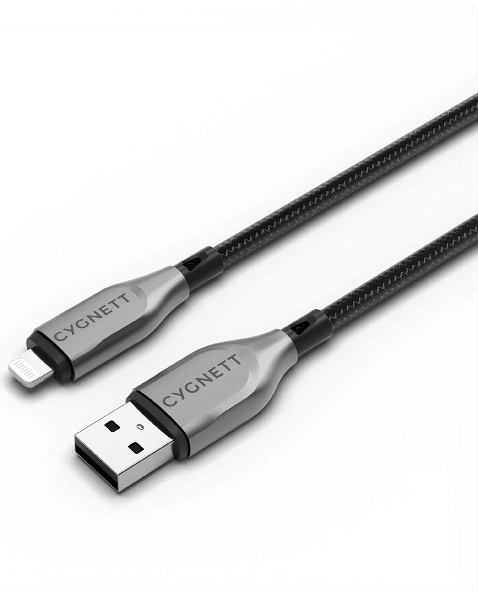 2 Cygnett 2PK Armoured USB-A to 8-Pin Cable 50cm For iPhone 14 - Black, 2 of 6