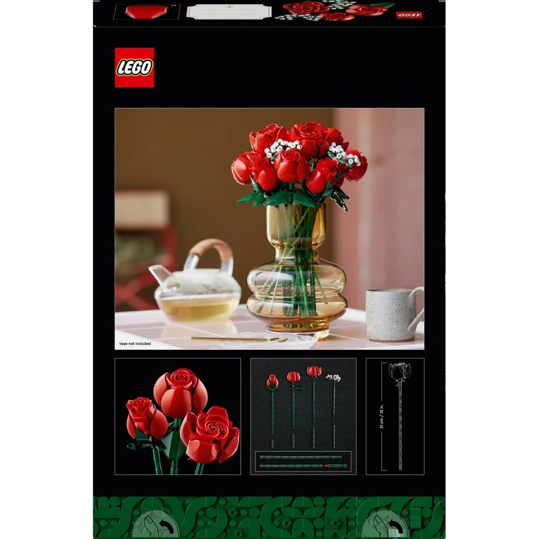 10 LEGO Botanicals Bouquet of Roses 10328, 10 of 10
