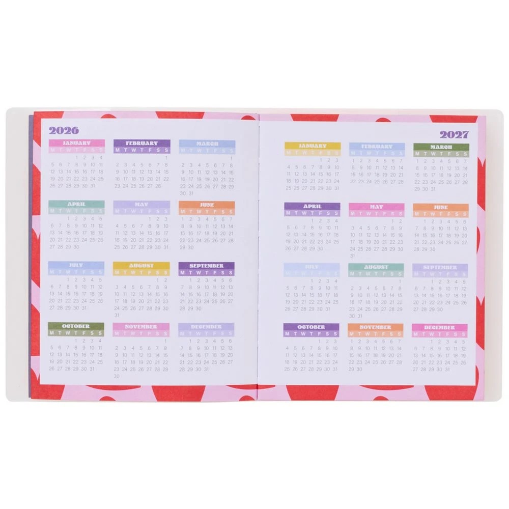 3 Otto Small Week to View FY26/27 Diary Whimsy Cream, 3 of 7