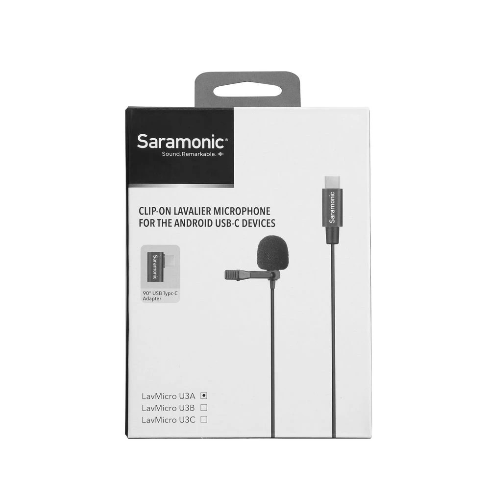 2 Saramonic LavMicro U3A Clip-On Microphone USB-C Black, 2 of 10