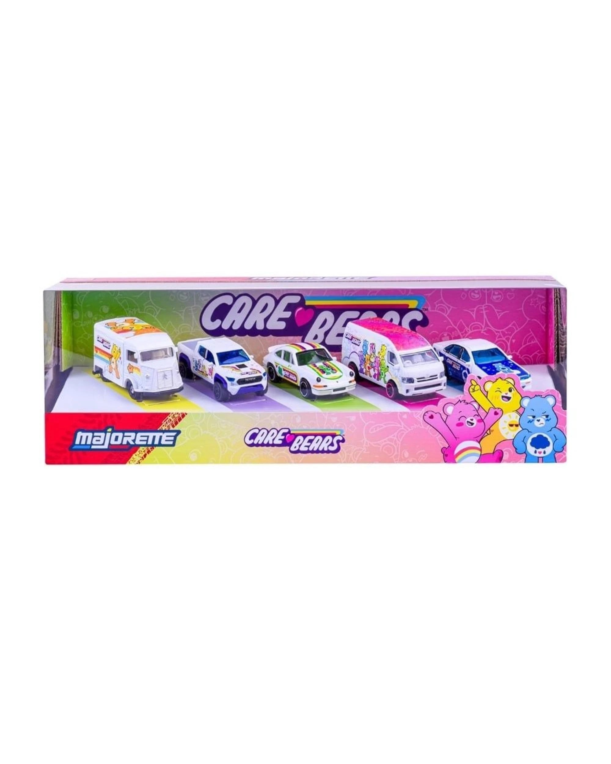 1 Majorette Care Bears Mini Car U.S Exclusive 5 Pack Set, 1 of 3