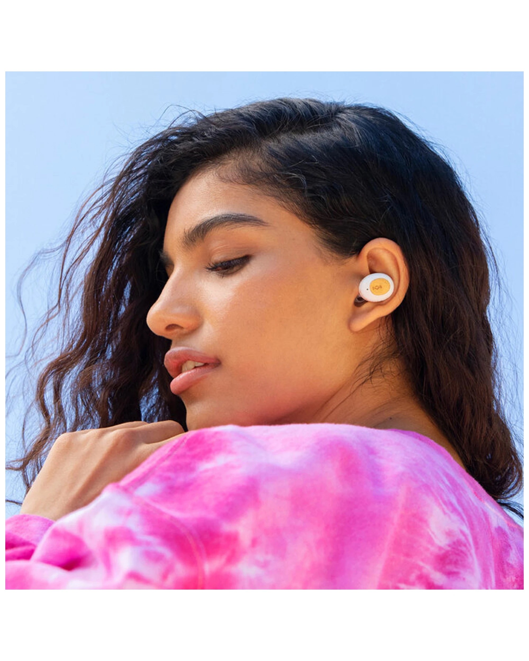 7 House Of Marley Champion True Wireless Earbuds Long Battery Earbuds With Case
 - white, 7 of 8