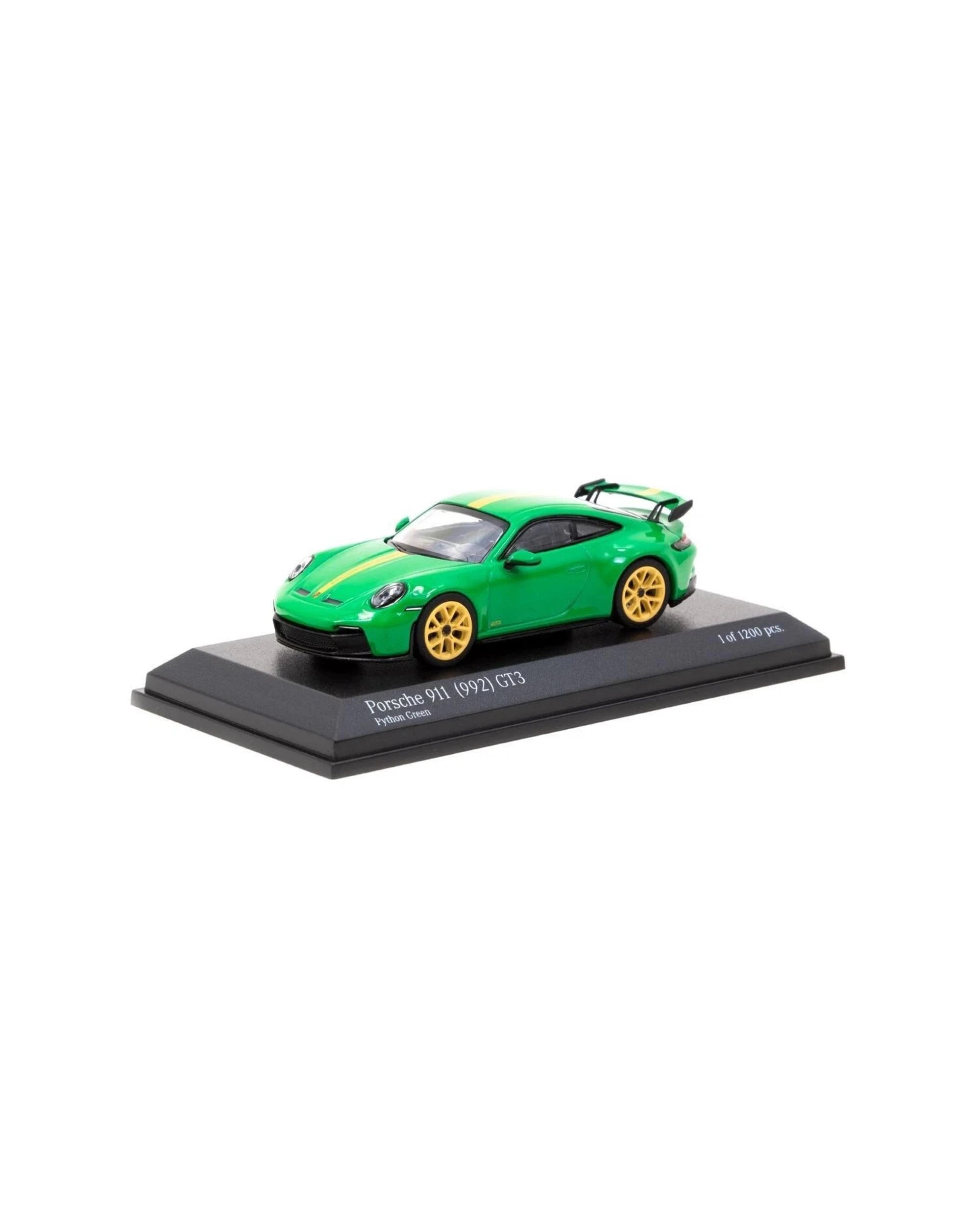 2 Tarmac Works Mini Champs 64 Python Green Porsche 911 992 GT3 1:64 Scale Diecast Model Car, 2 of 3