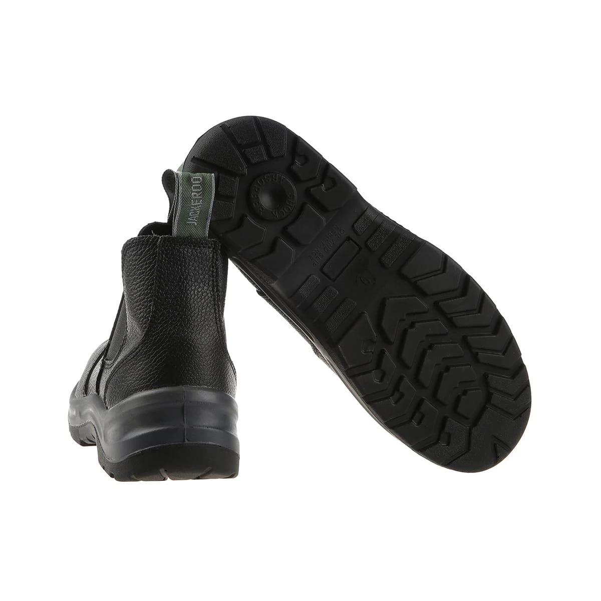 4 Slip On Work Boots BLACK, 4 of 5