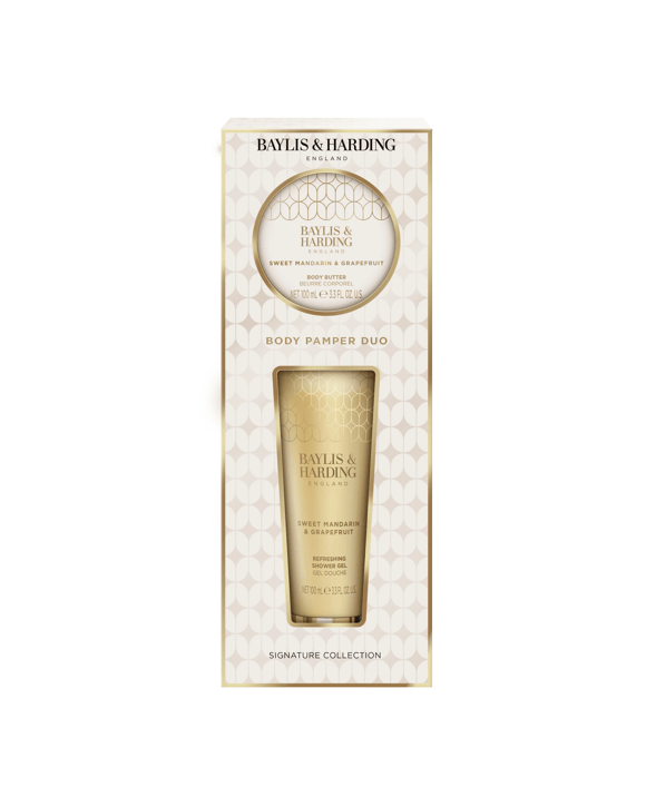 Baylis & Harding Signature Collection Body Pamper Duo - Sweet Mandarin and Grapefruit