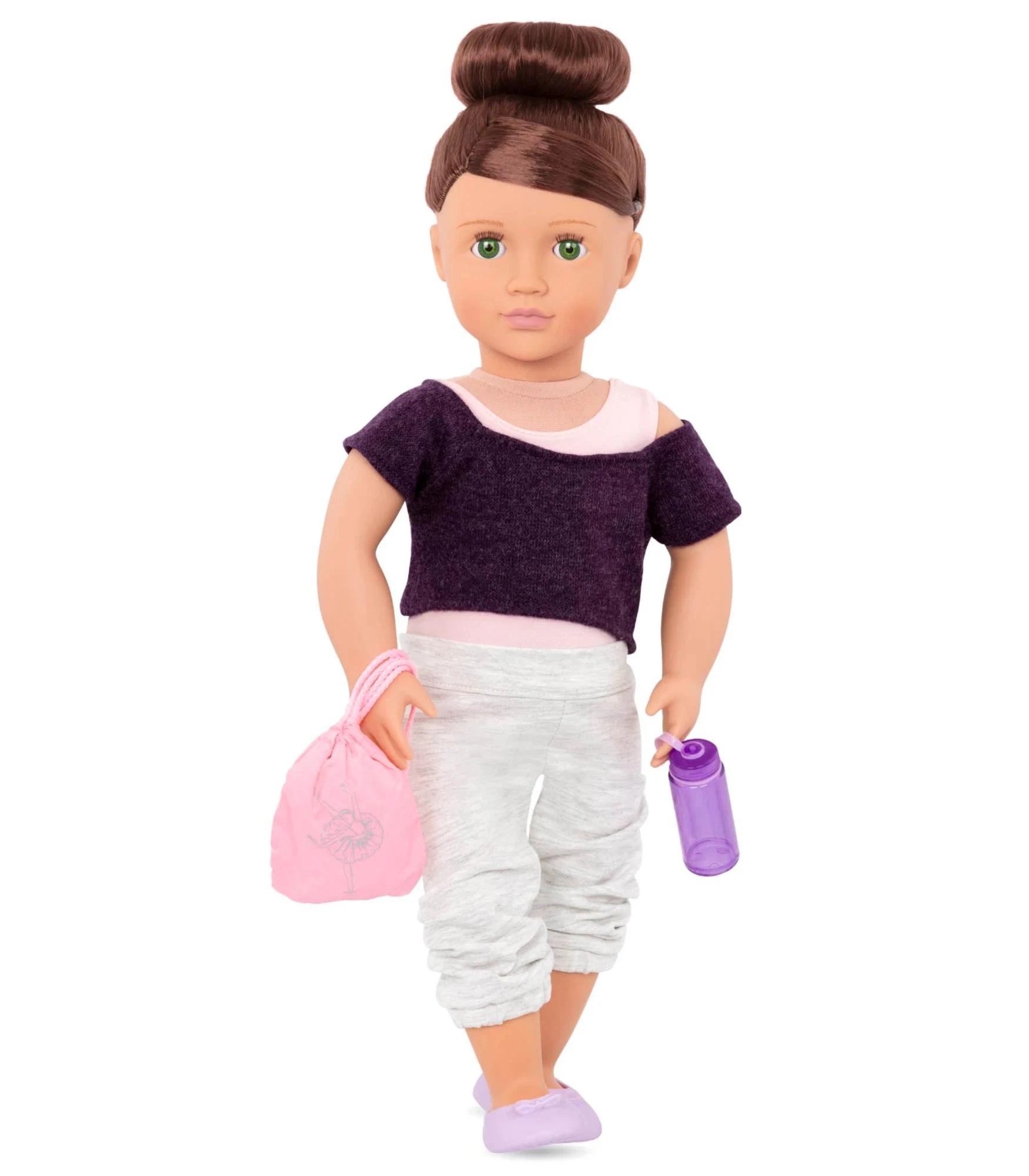 5 Our Generation Sydney Lee Posable 18-inch Ballerina Doll & Storybook - Pink, 5 of 9