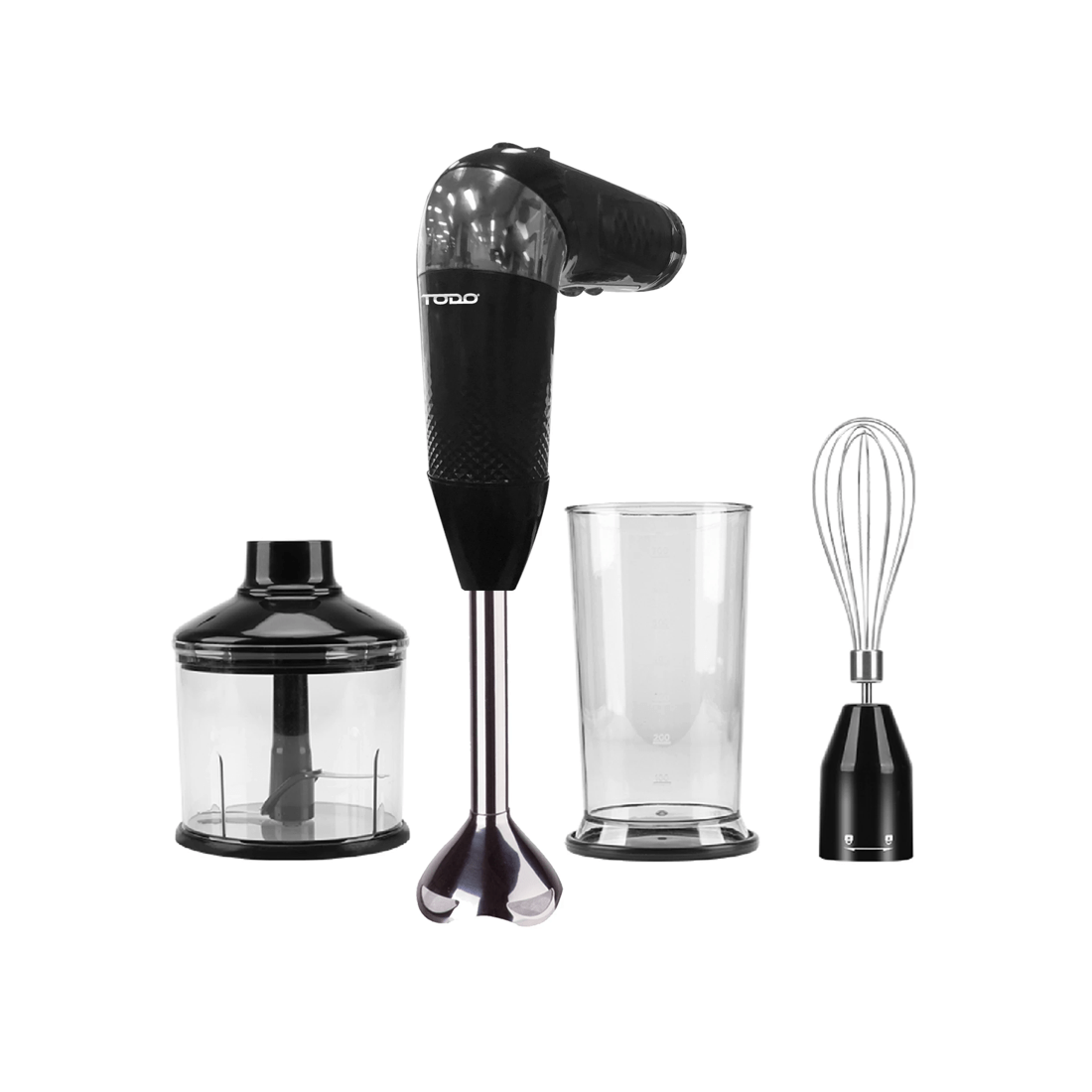 4 TODO Cordless Stick Blender Food Chopper Whisk 7.4V 2000mAh Handheld Electric Blender, 4 of 8