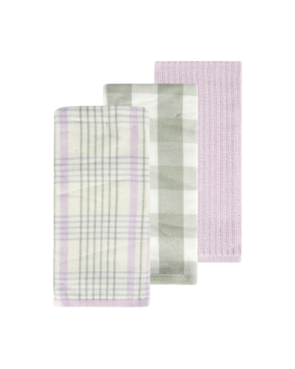 3 Pack Lilac Gingham Tea Towels