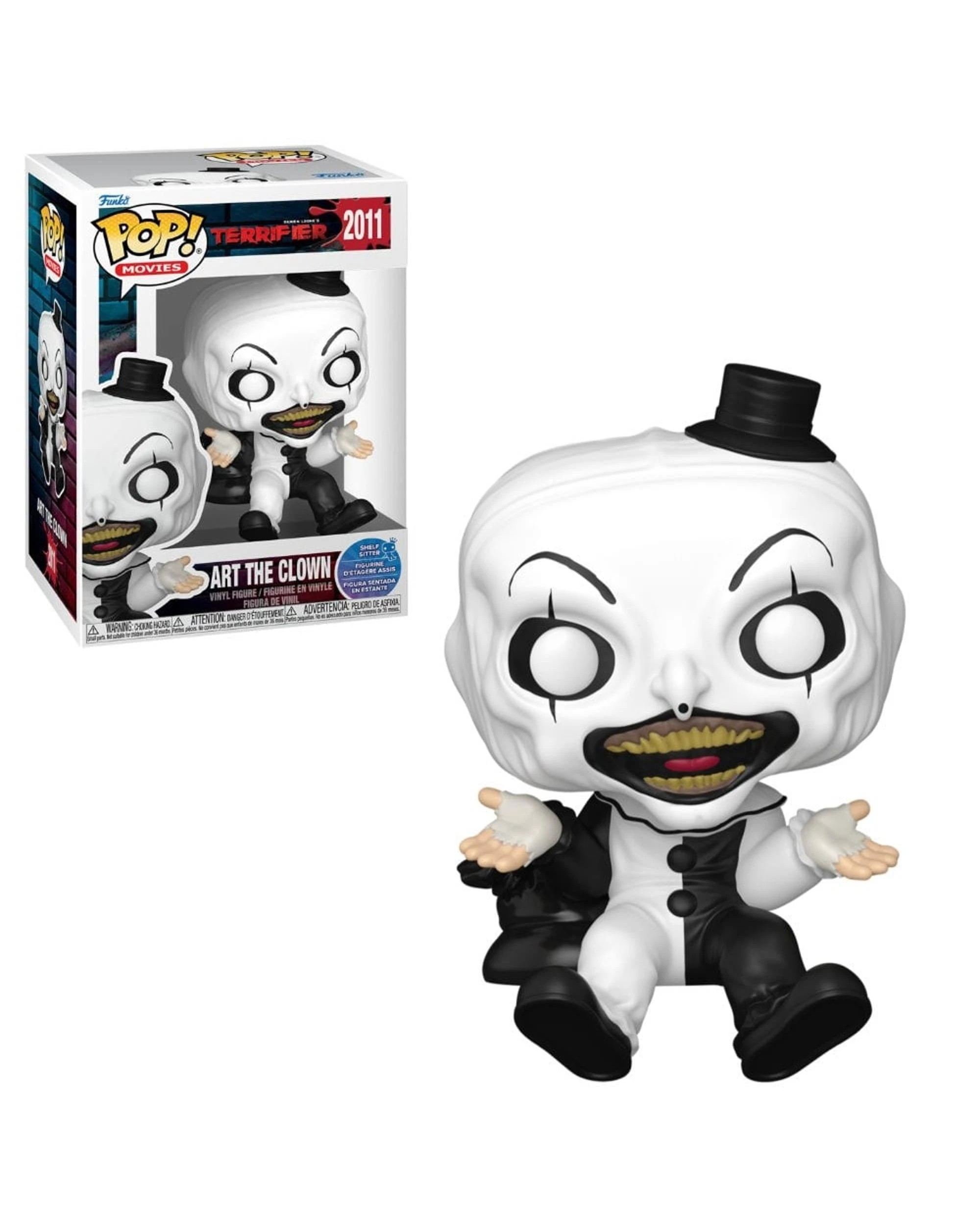 1 Terrifier Art the Clown Shelf Sitter Funko POP! Vinyl, 1 of 3