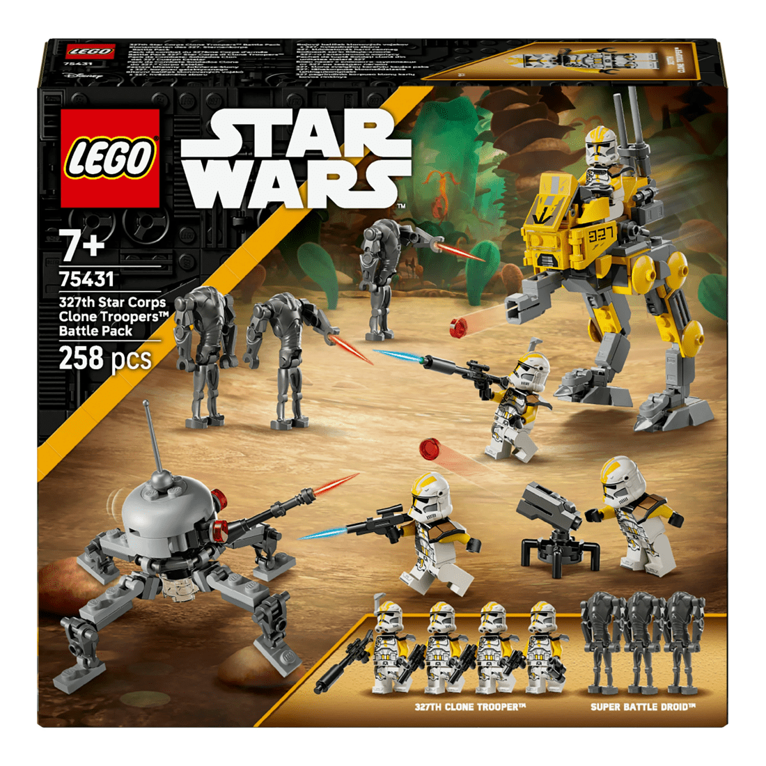 1 LEGO Star Wars 327th Star Corps Clone Troopers Battle Pack 75431, 1 of 10