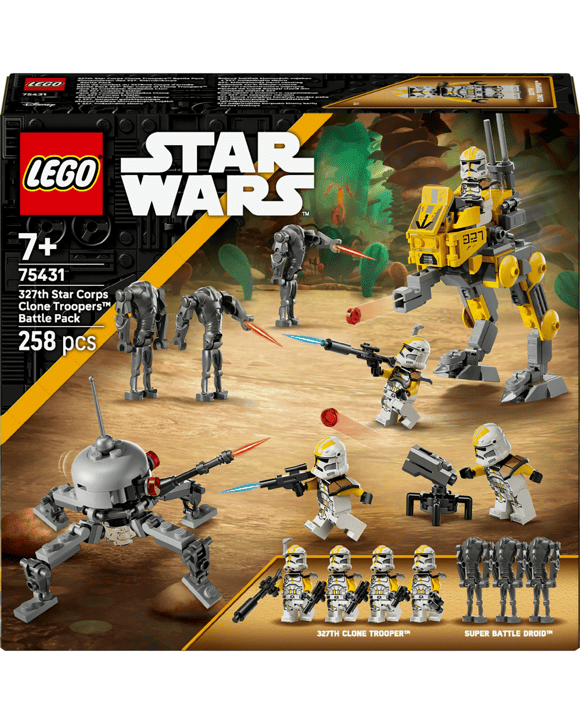 LEGO Star Wars 327th Star Corps Clone Troopers Battle Pack 75431