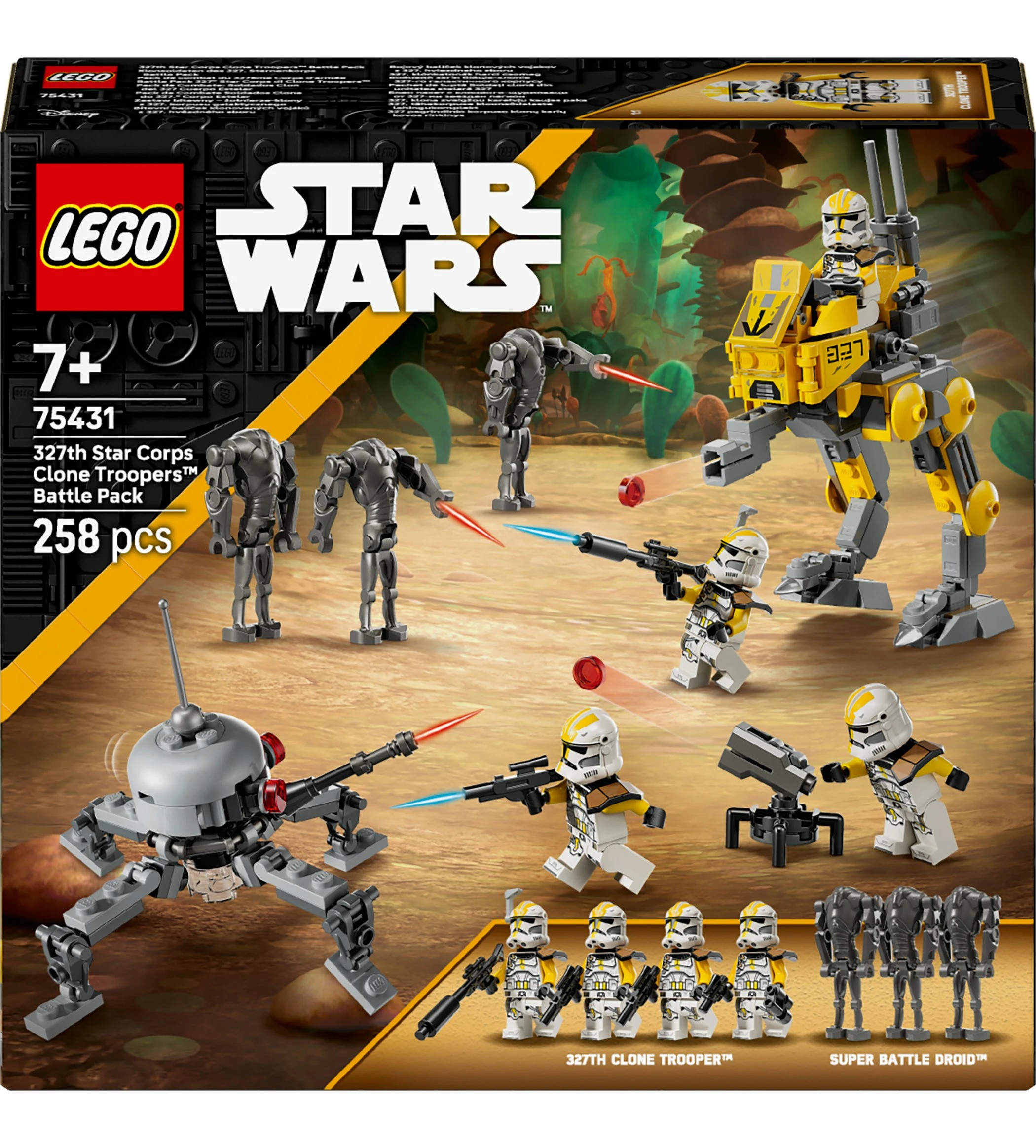 1 LEGO Star Wars 327th Star Corps Clone Troopers Battle Pack 75431, 1 of 10