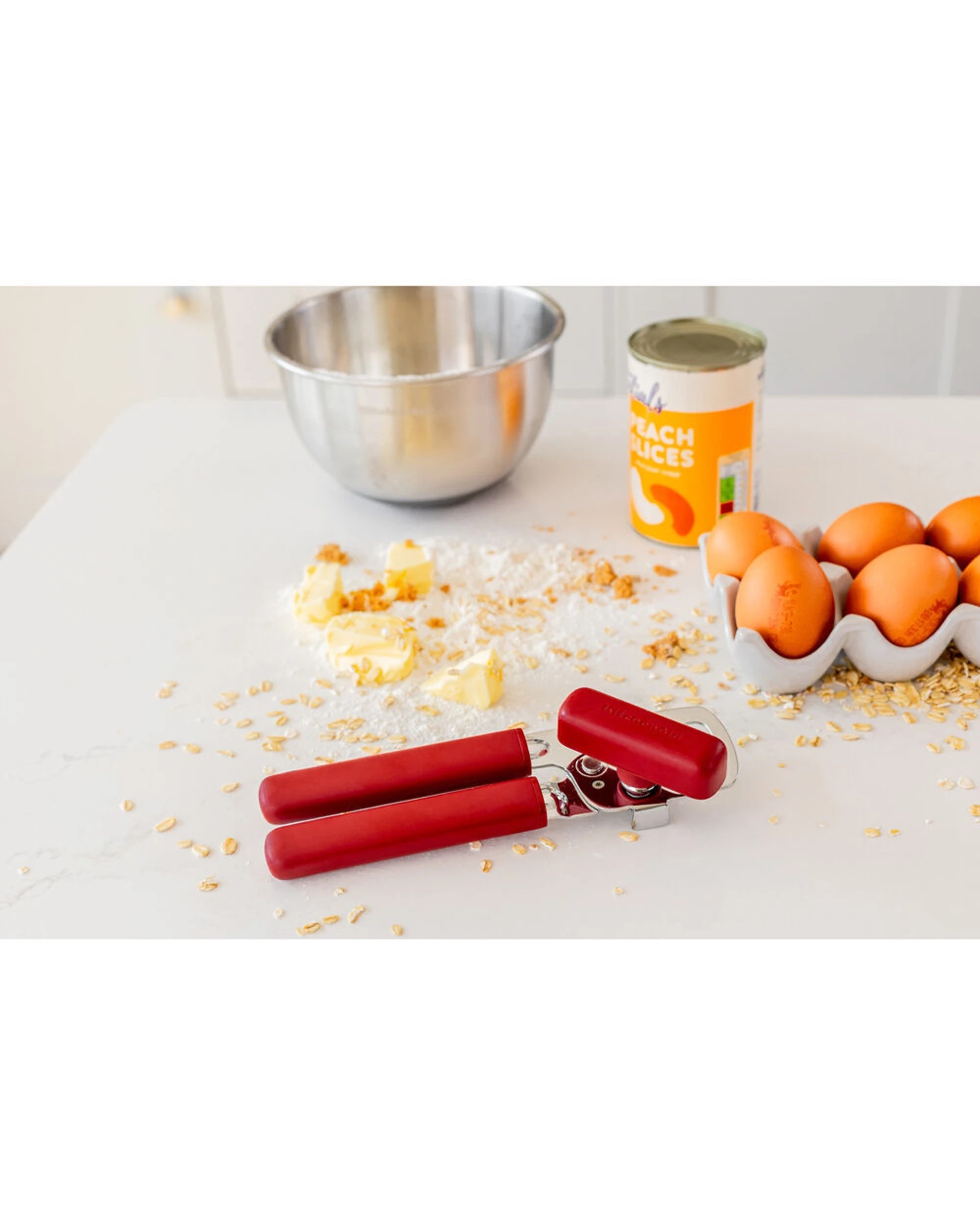 5 KitchenAid 2pk Metal Multi Purpose Tin Opener With Bottle Opener Durable Ergonomic - Red, 5 of 6