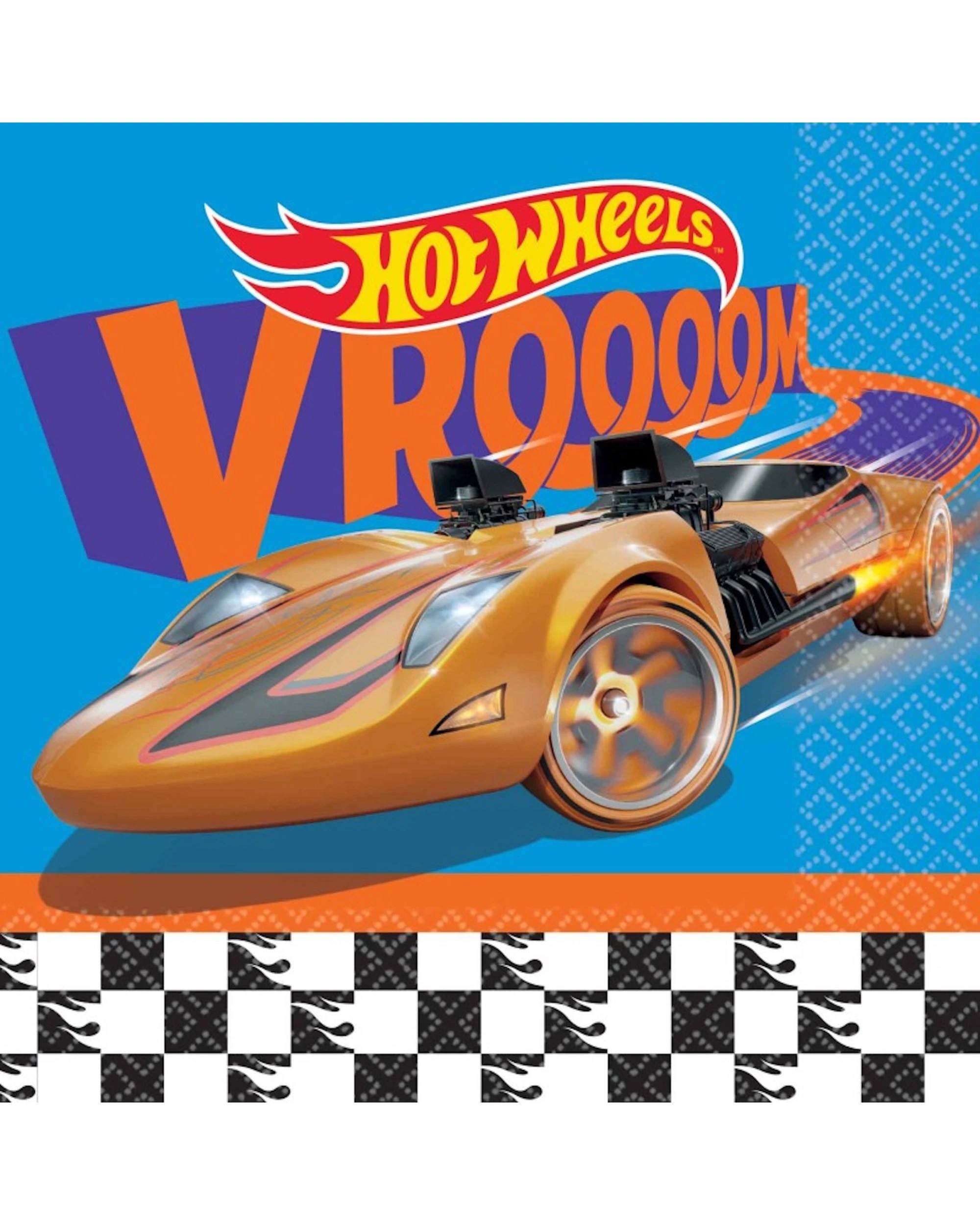 1 Hot Wheels Hot Wheels Speed Machines Large Napkins Serviettes Pack of 16, 1 of 2