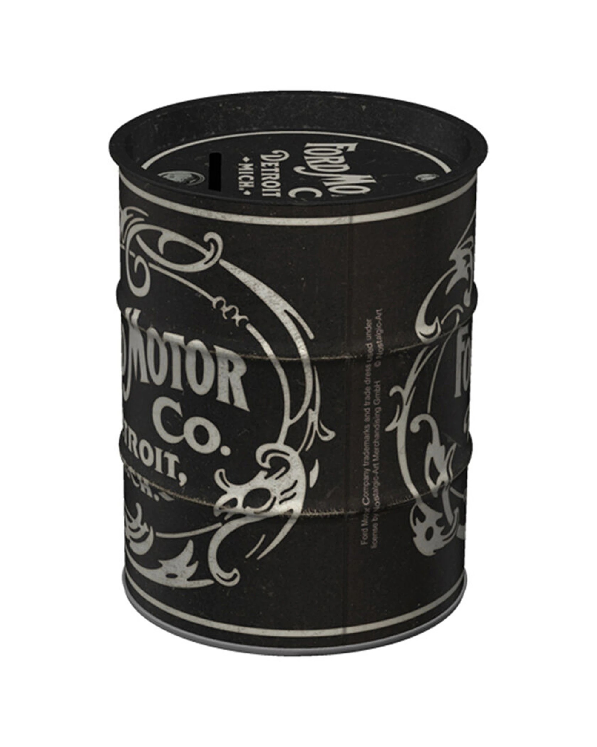 5 Nostalgic-Art Storage Money Box - Oil Barrel Ford Vintage Logo - Multi, 5 of 5