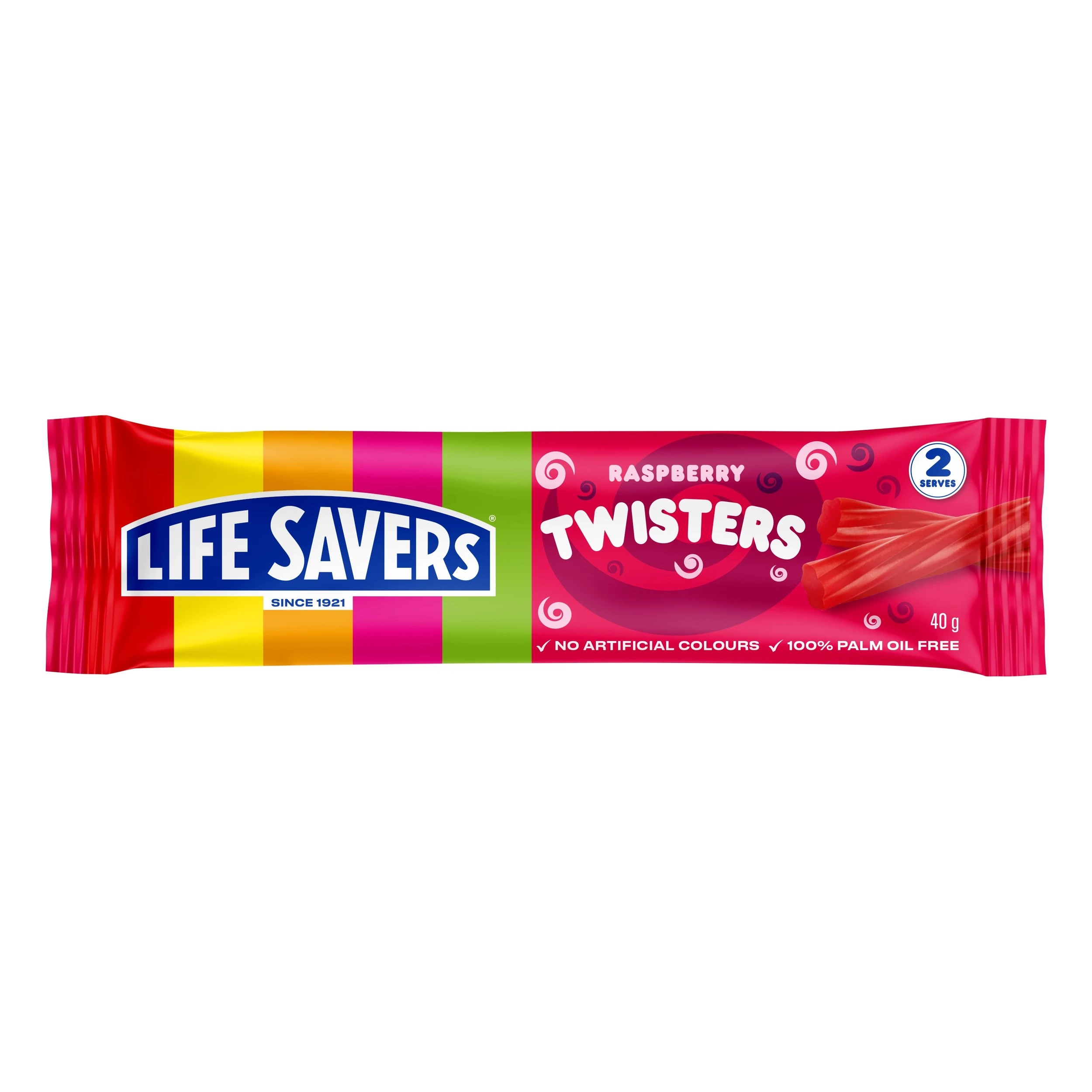 1 Life Savers Raspberry Twisters 40g, 1 of 2