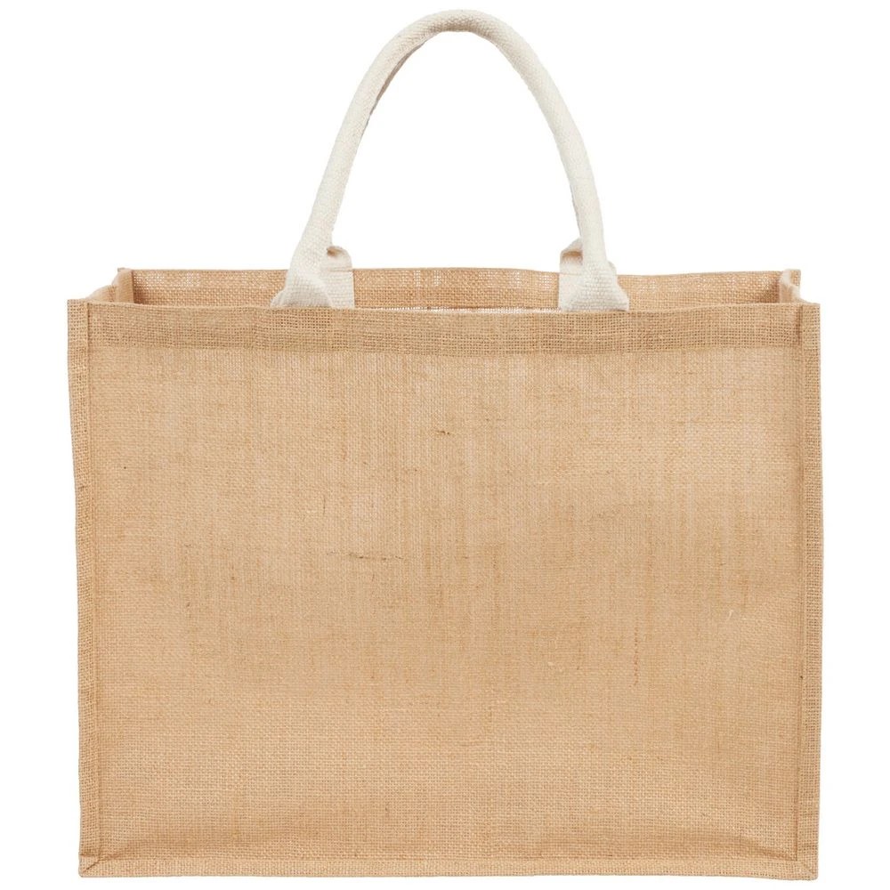 1 J.Burrows Laminated Jute Bag Large, 1 of 3