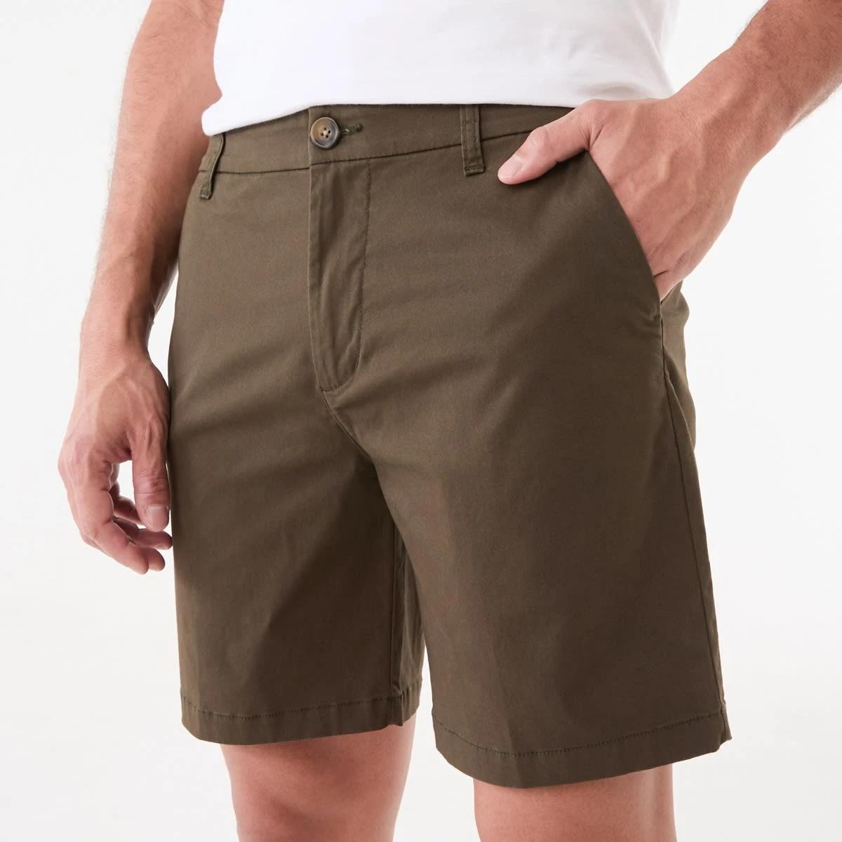 2 Slim Stretch Chino Shorts FOREST NIGHT, 2 of 5