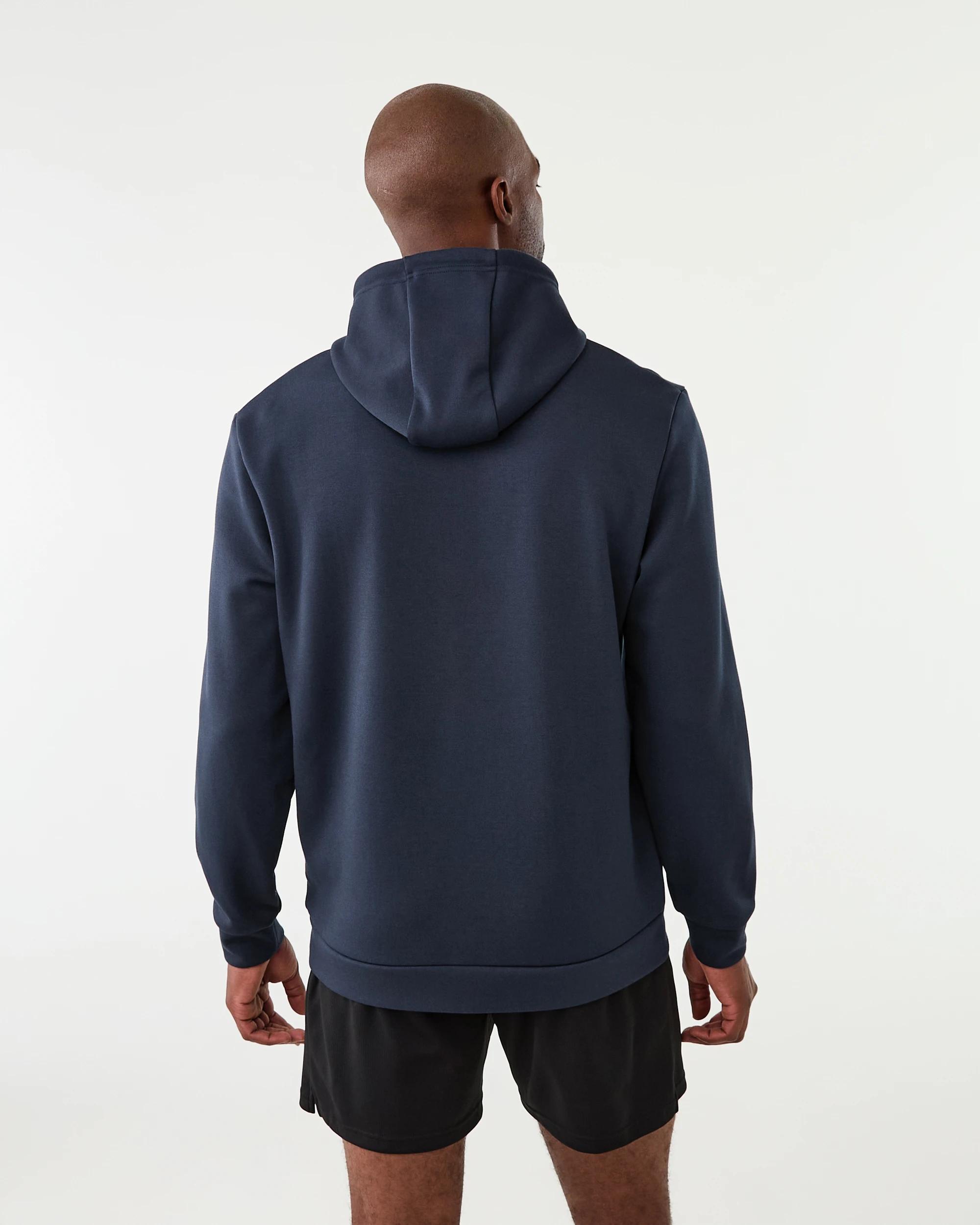4 Active Mens Sports Tech Hoodie Shade Navy, 4 of 8