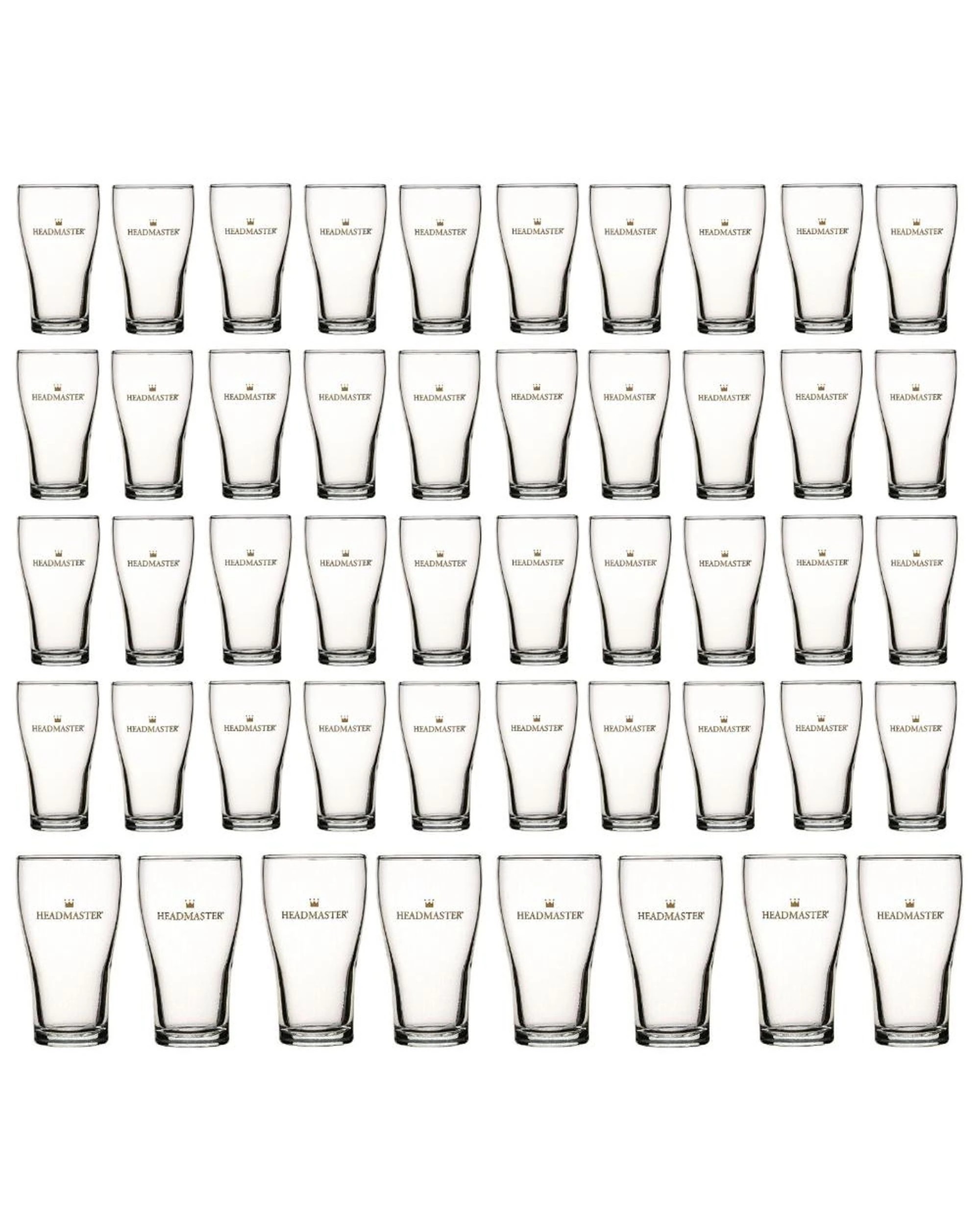 1 Crown Nucleated Headmaster Beer Conical Glasses 425ml  Set of 48 - Clear, 1 of 3