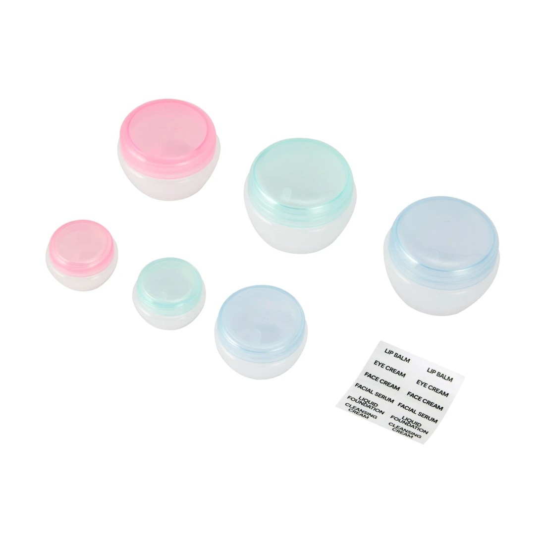 3 6 Pack Travel Solutions Stackable Jars, 3 of 10