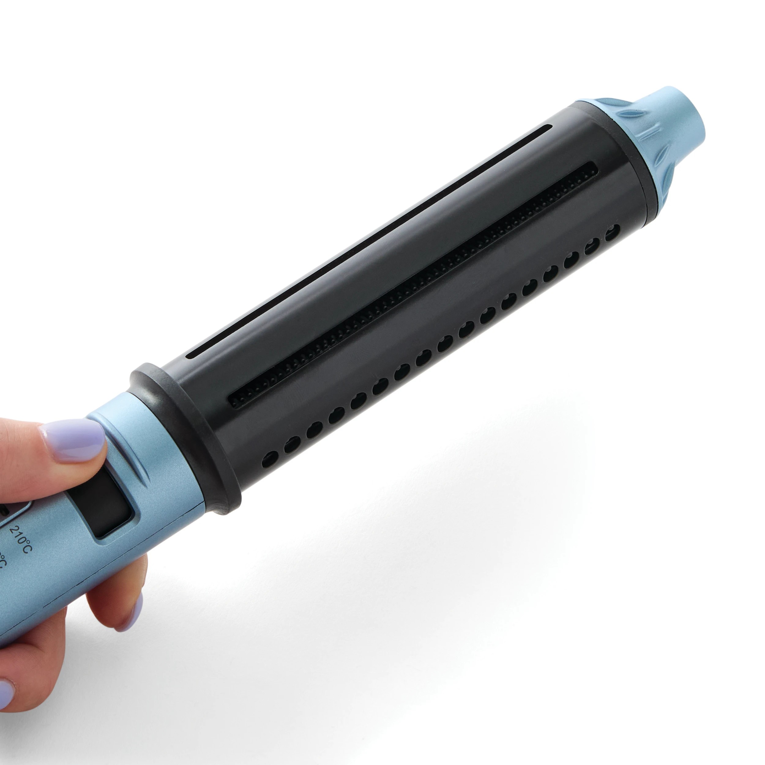 6 Retractable Curling Brush - Blue, 6 of 9