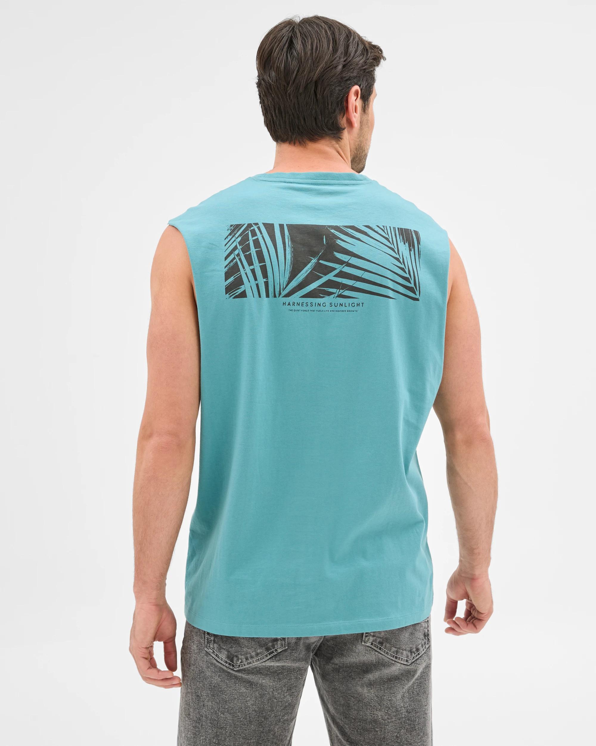 4 Target Australian Cotton Tank Top TEAL, 4 of 5