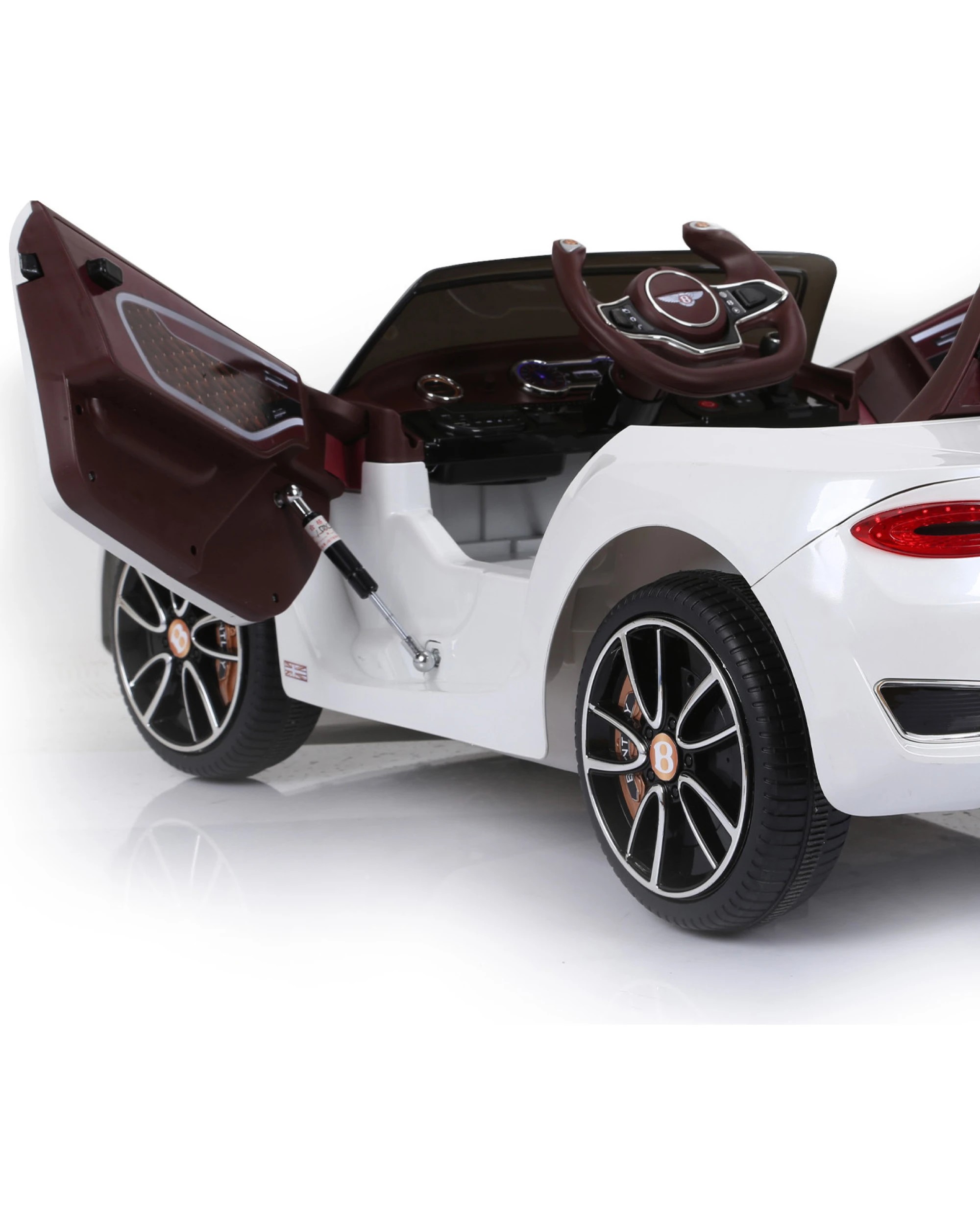 5 Kahuna Bentley Exp 12 Speed 6E Licensed Kids Ride On Electric Car - White, 5 of 9