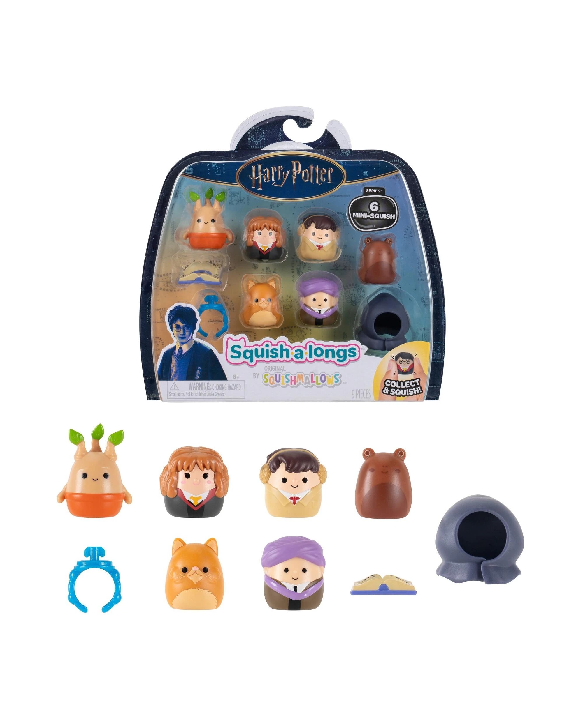 2 Squishmallows Squish-A-Longs Harry Potter Series 1 Hermione Granger Assorted 6-Pack, 2 of 10