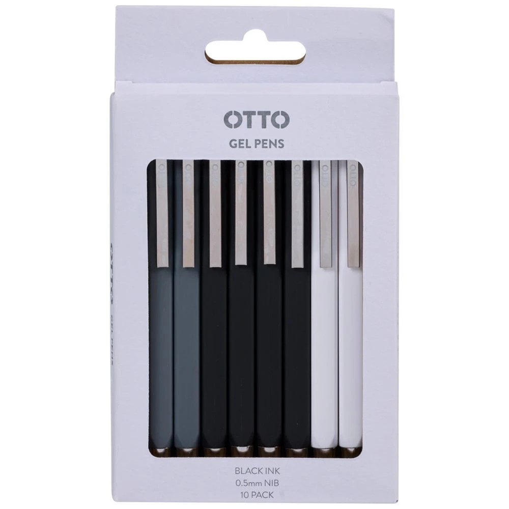 1 Otto Monochrome Gel Pens 10 Pack, 1 of 7