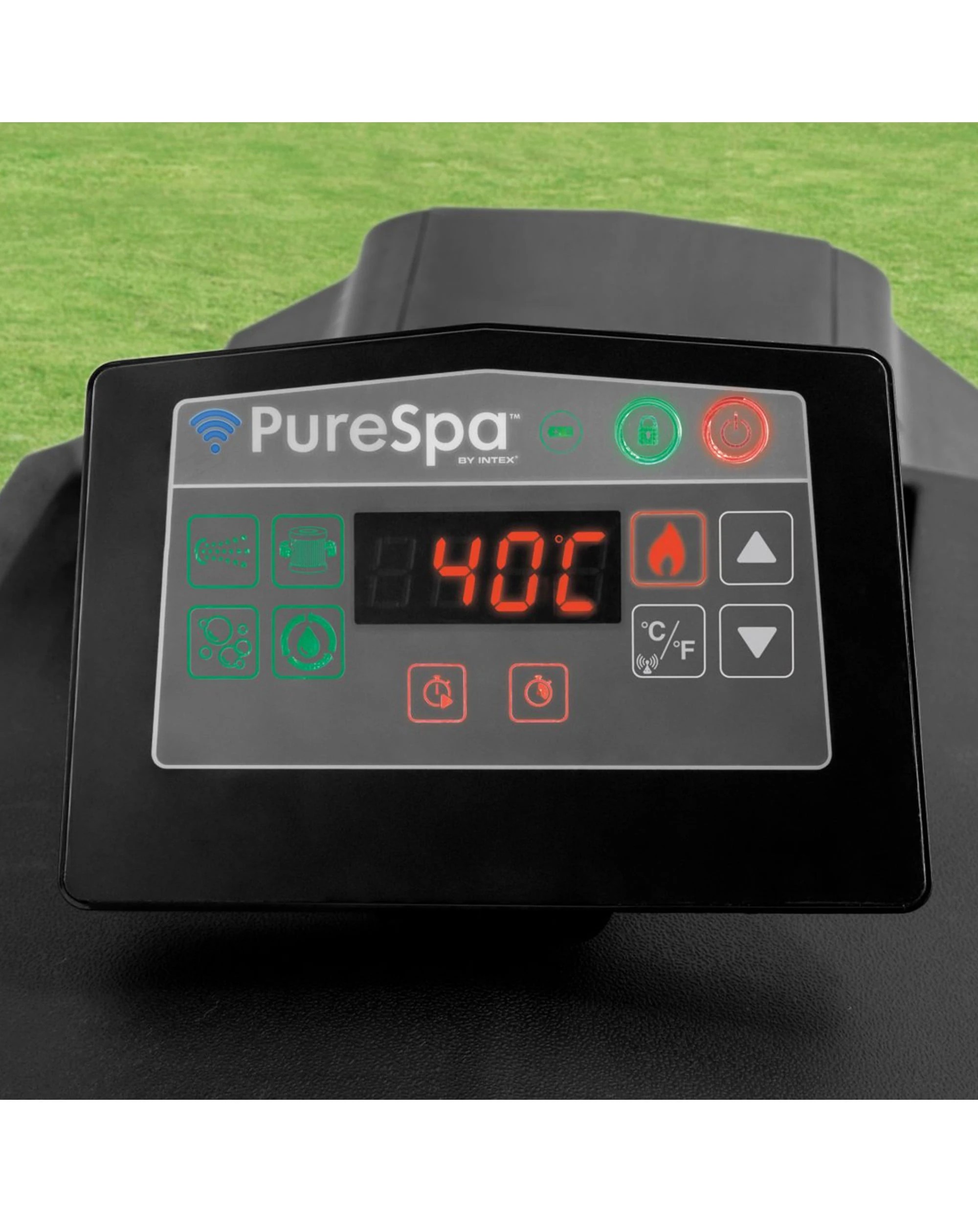 5 Intex PureSpa Jet Bubble Deluxe 6-Person Inflatable Hot Tub - Black, 5 of 9