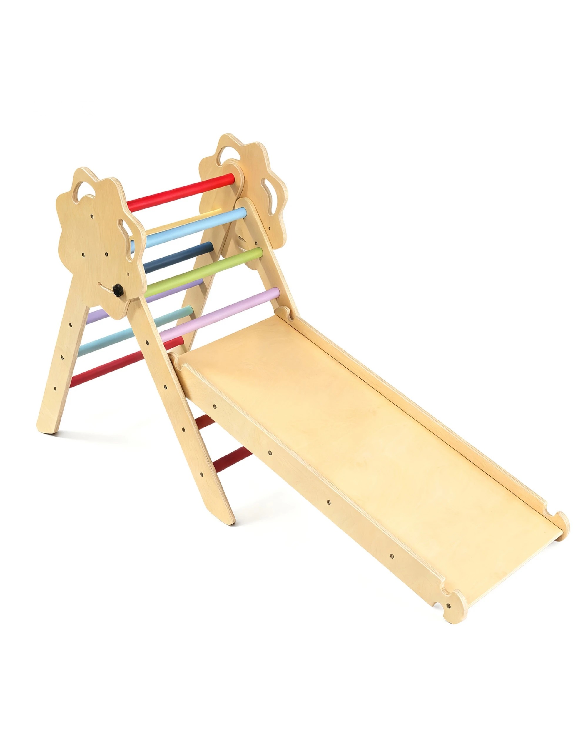6 Advwin 8-in-1 Baby Climbing Frame Set Wooden Toddler Climbing Toys Kids Playground Climber Playset Jungle Gyms, 6 of 8