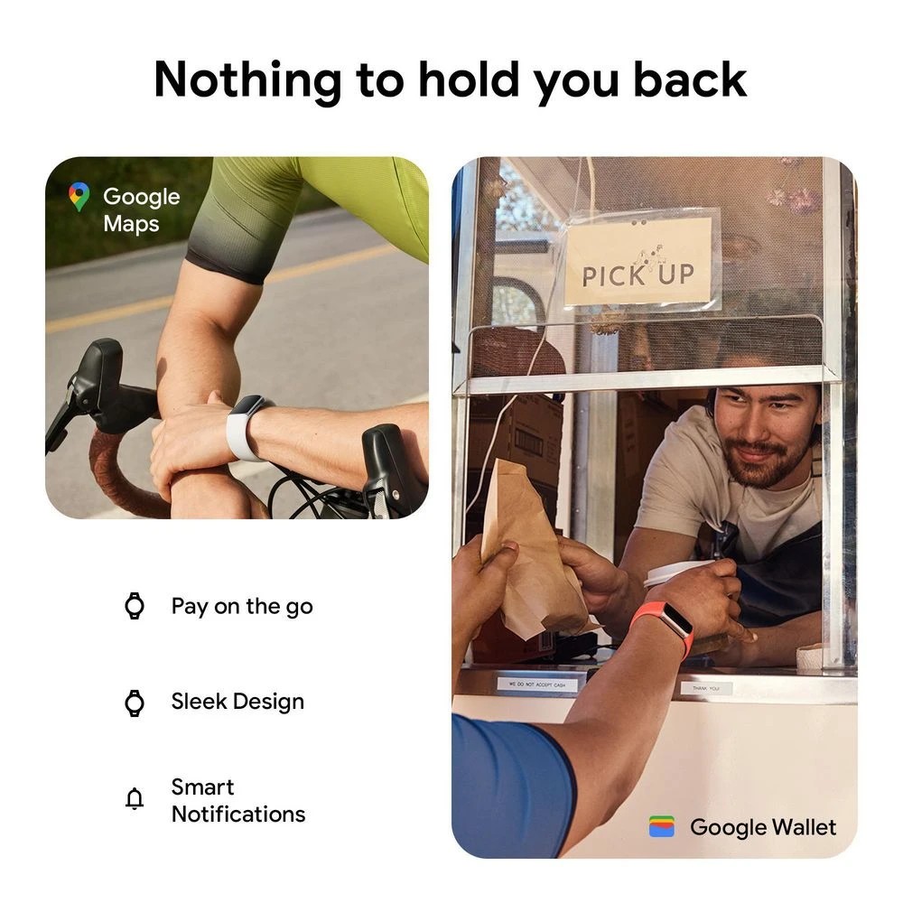 10 Fitbit Charge 6 Advanced Fitness Tracker Coral/Champagne Gold, 10 of 10