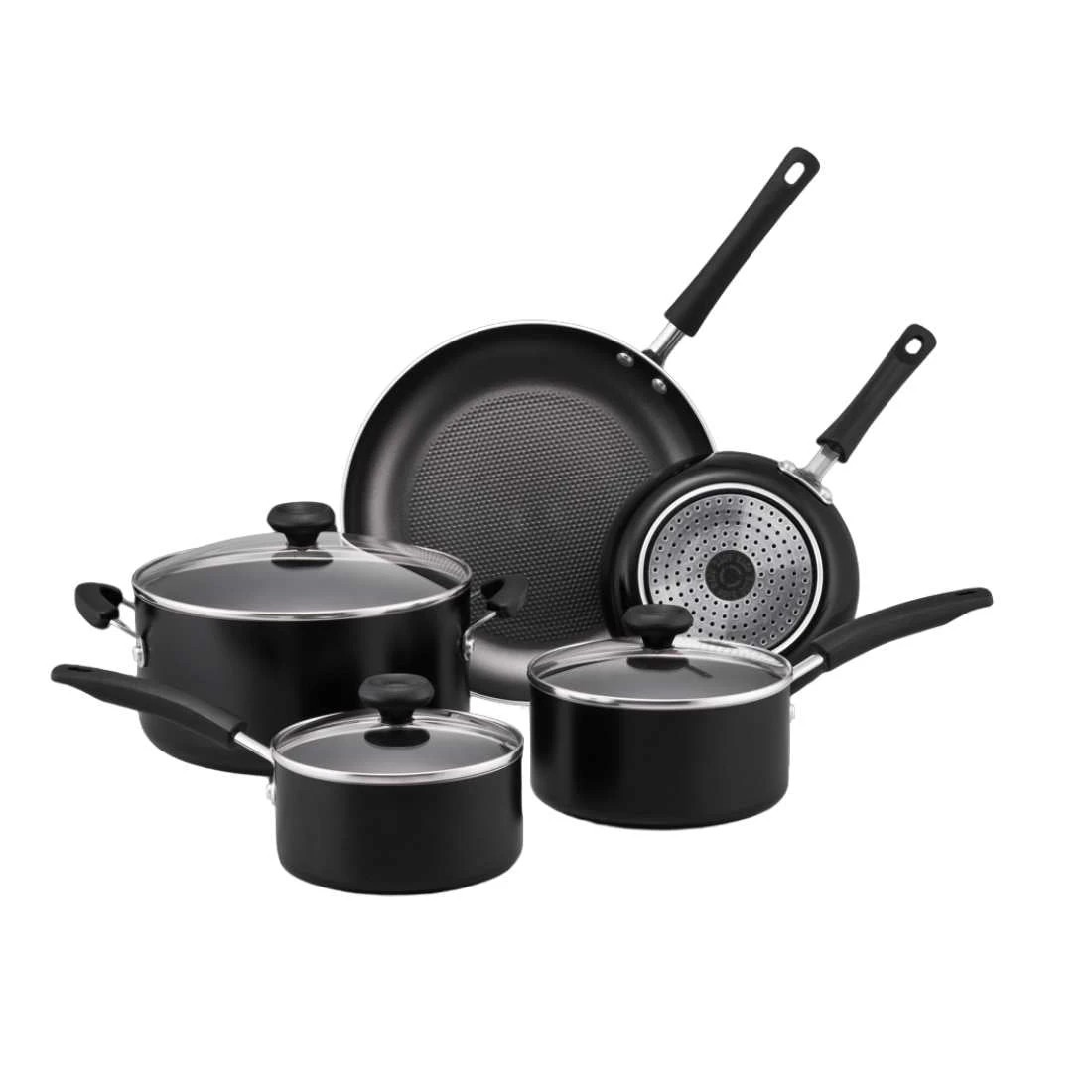 1 RACO Smartstart Nonstick Induction 5 Piece Cookware Set - Black, 1 of 1