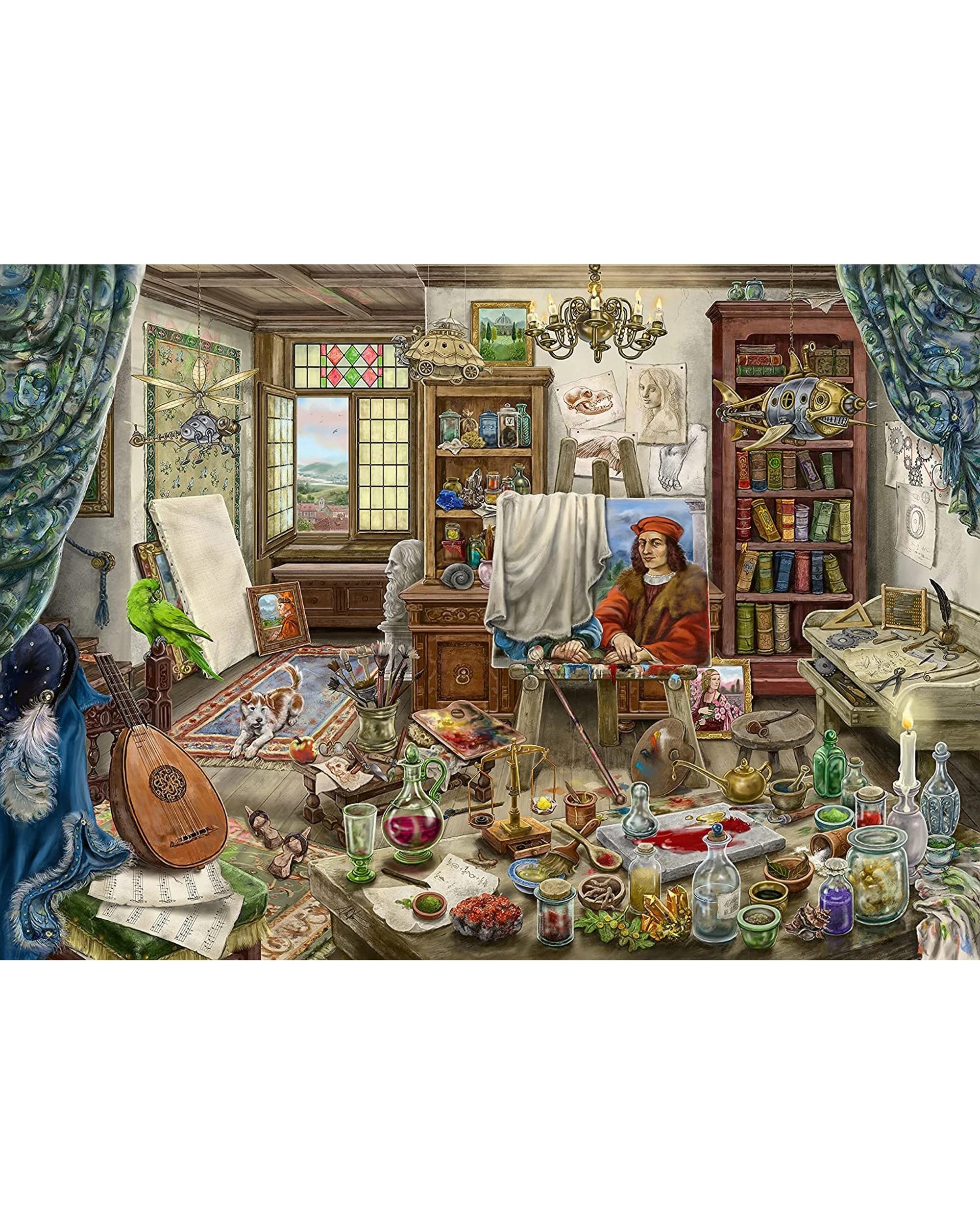 2 Ravensburger Escape 10 Artists Studio 759 Piece Jigsaw Puzzle, 2 of 2