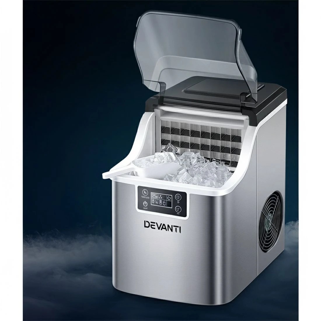 3 Devanti 20kg Ice Maker Machine Stainless Steel - Silver, 3 of 5