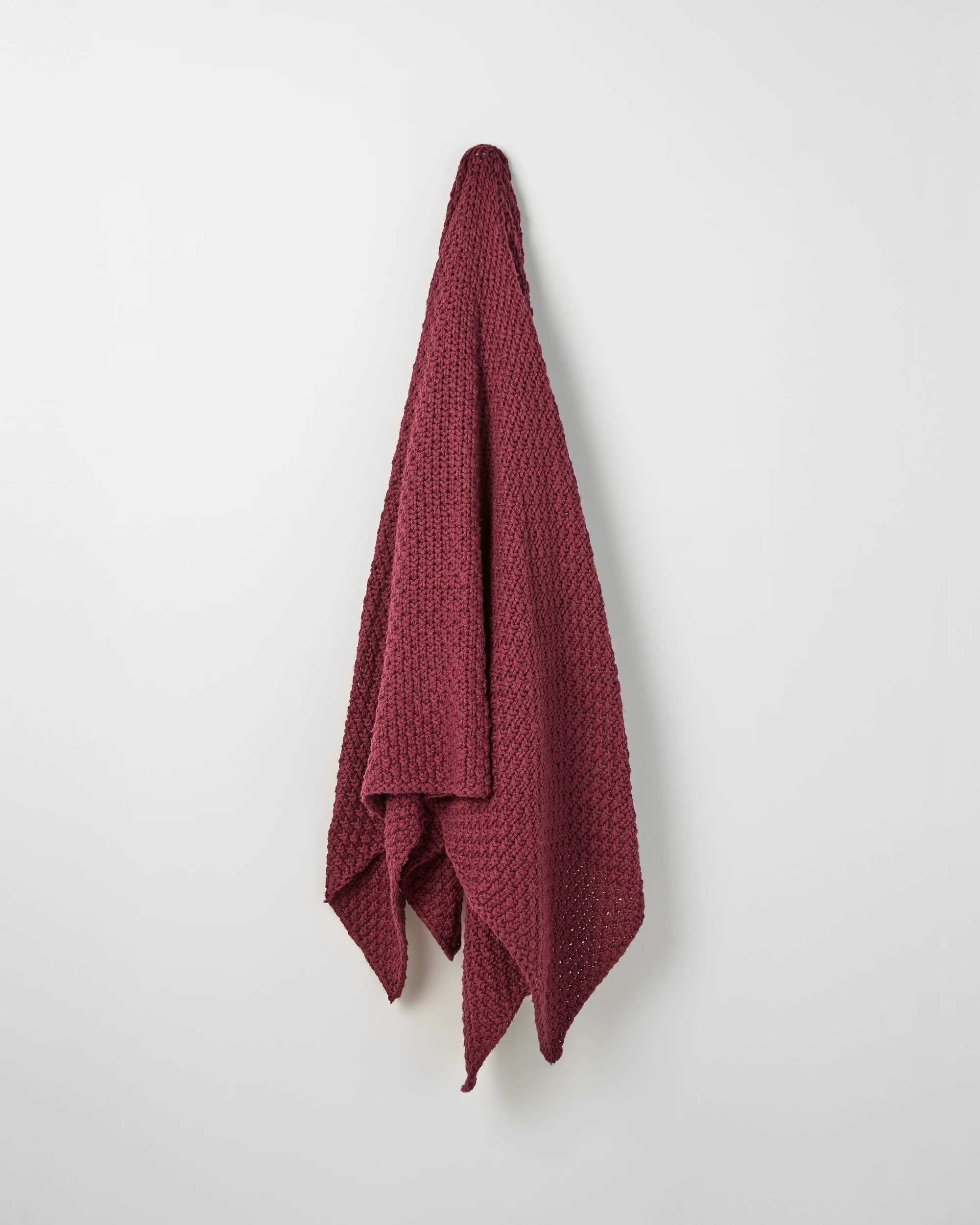 3 Target Dolly Chunky Textured Knit Throw - Queen Bed - Red, 3 of 3