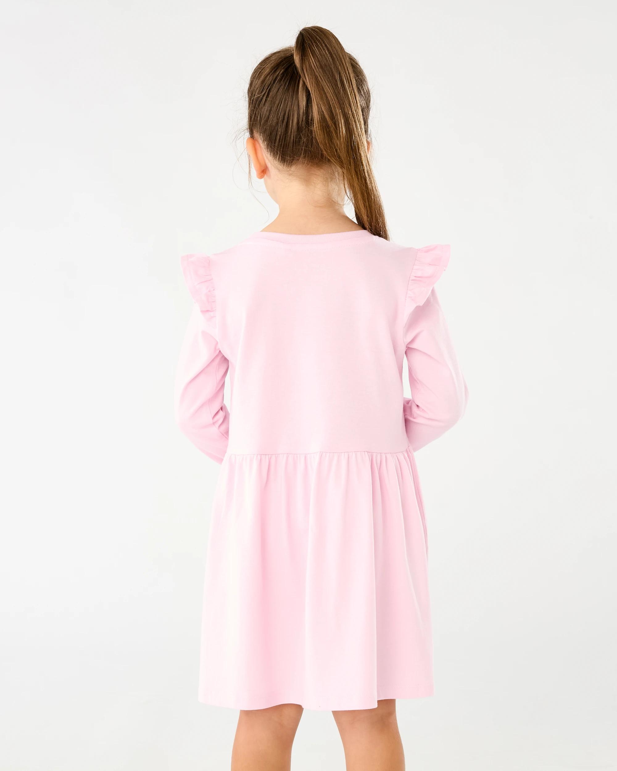 2 Long Sleeve Jersey Dress Pnk Unicrn, 2 of 8