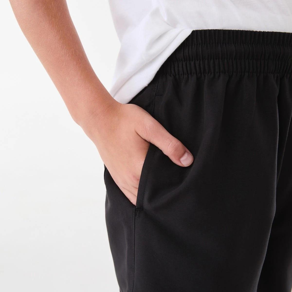 4 School Microfibre Shorts Black, 4 of 8