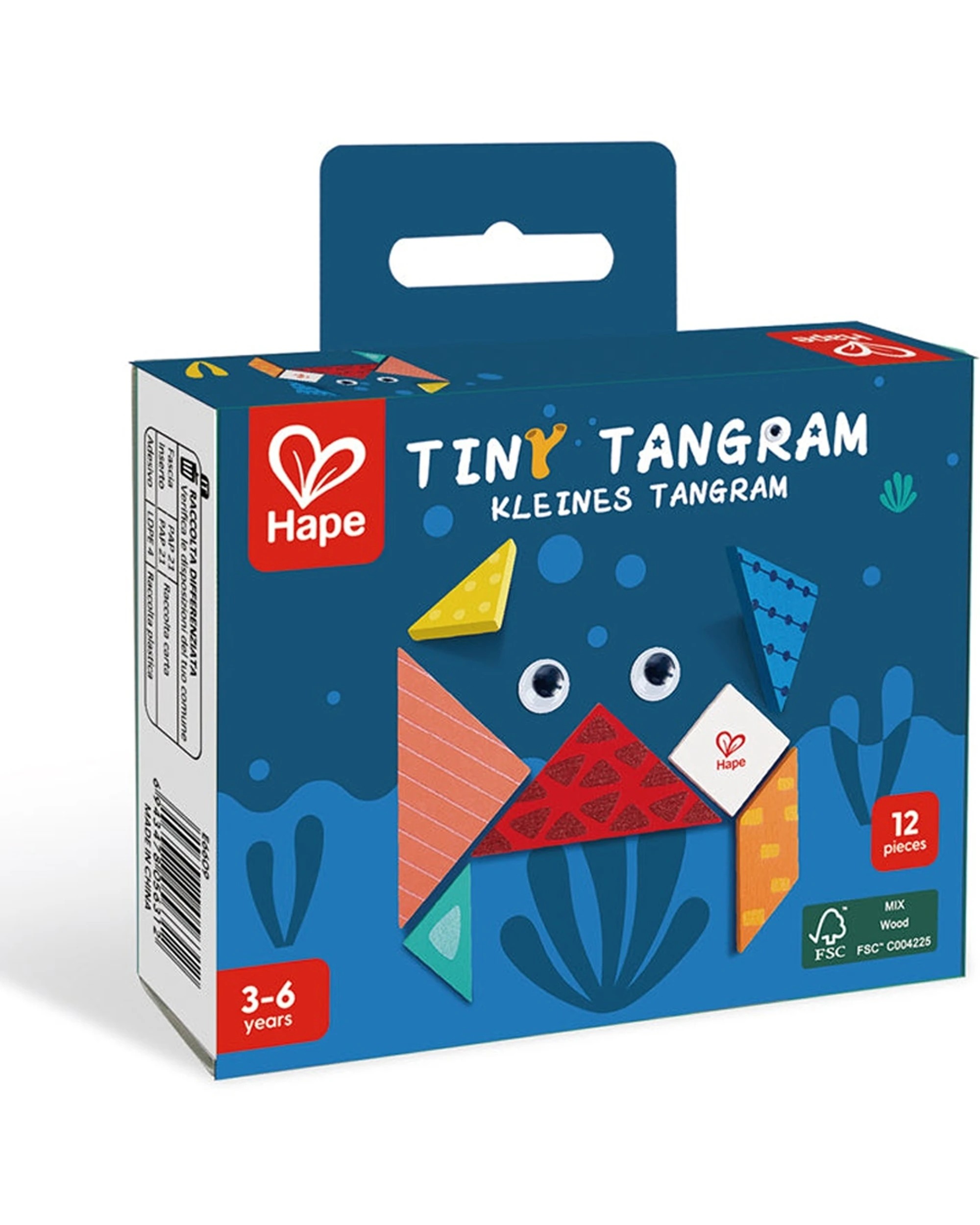 2 Hape Tiny Tangram Classic Shape Puzzle Kids Activity Toy - Multi, 2 of 5